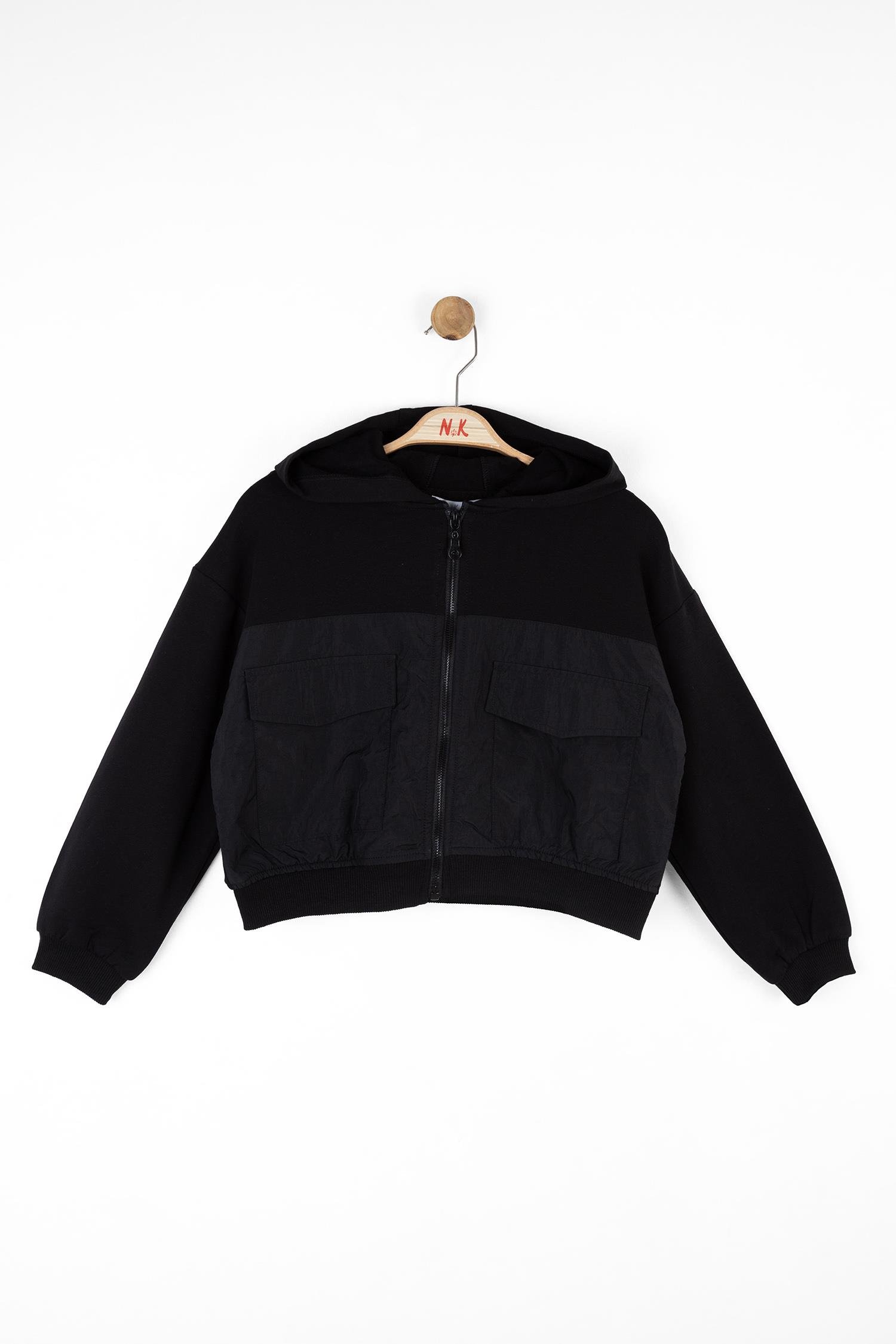 Nk Begin Fermuarlı Hırka 8-14 Yaş SİYAH