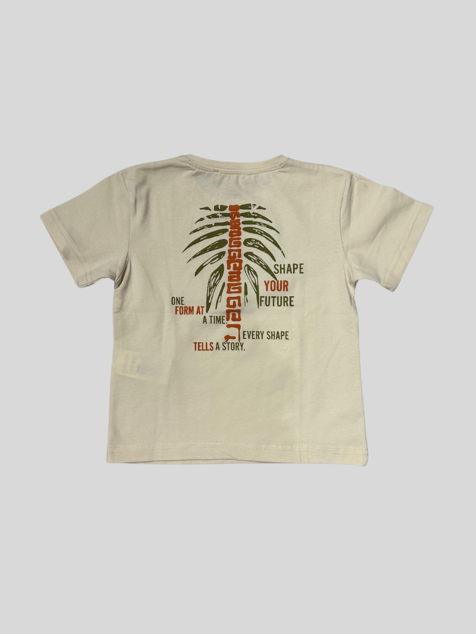 Nk Erkek Bebek Ağaçlı Tshirt 1-4 Yaş Krem