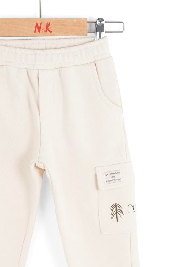 Nk Erkek Bebek Friend Pantolon 1-4 Yaş Krem