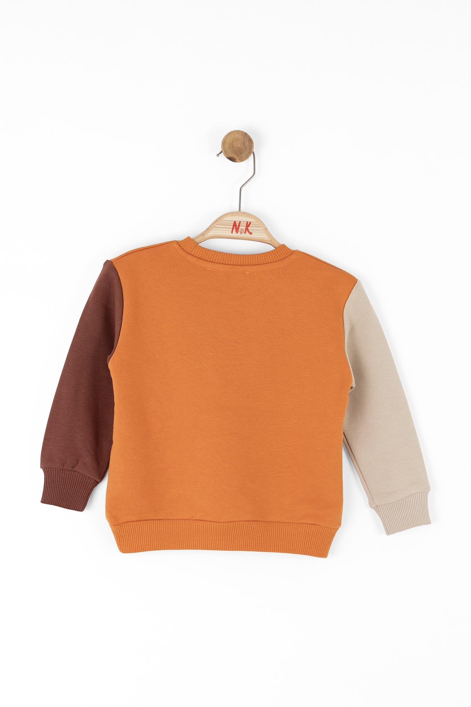 Nk Erkek Bebek Kartal Sweatshirt 1-4 Yaş ORANJ
