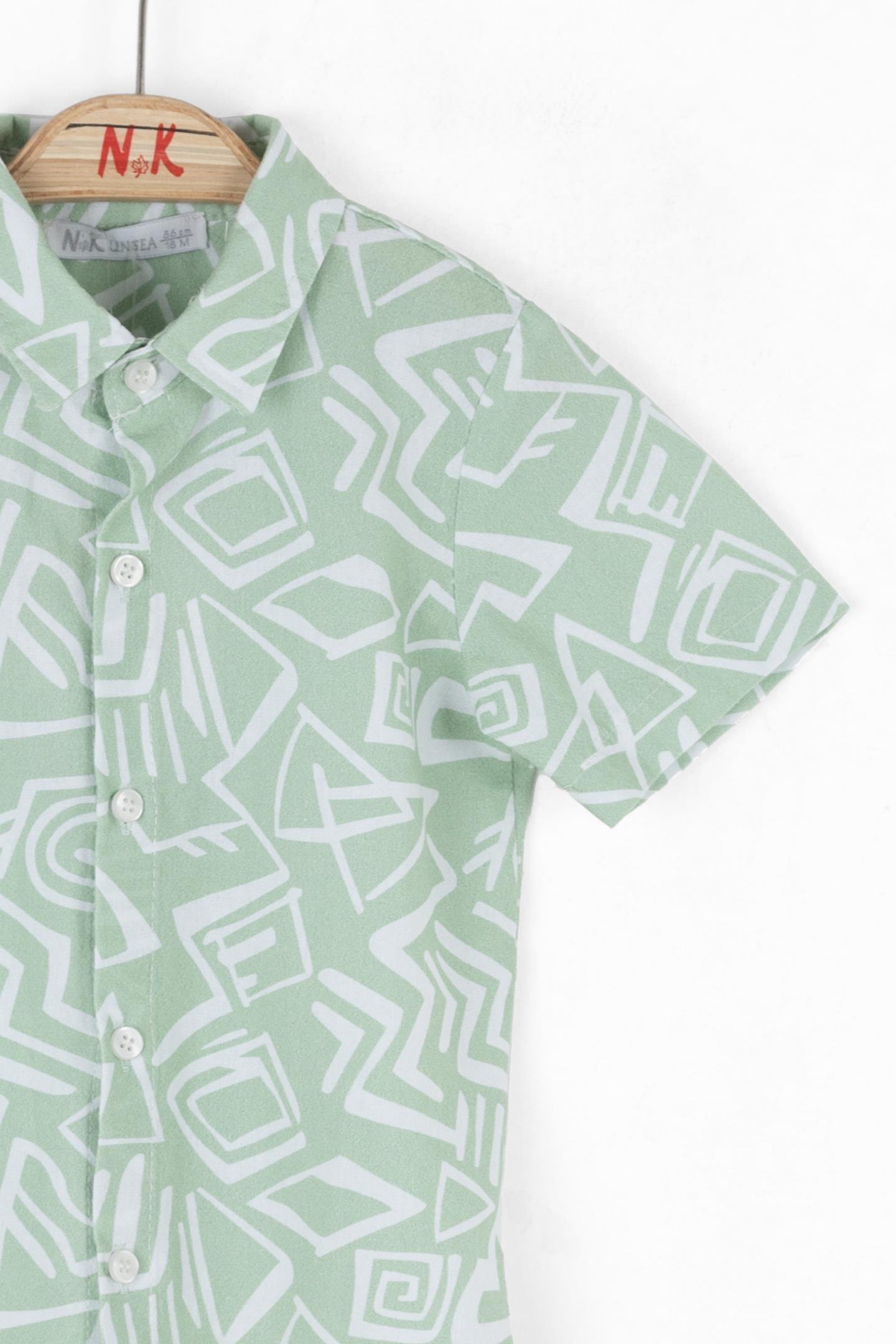 Nk Erkek Bebek Purest Gömlek 1-4 Yaş Yeşil