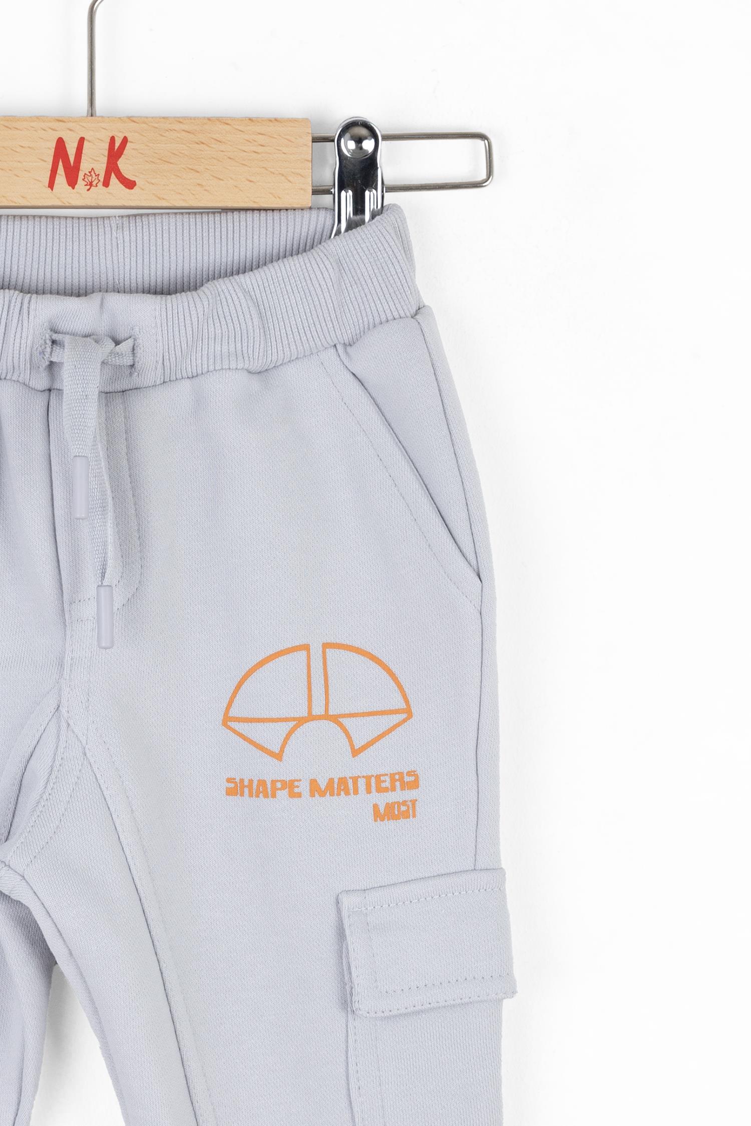 Nk Erkek Bebek Shape Pantolon 1-4 Yaş GRİ