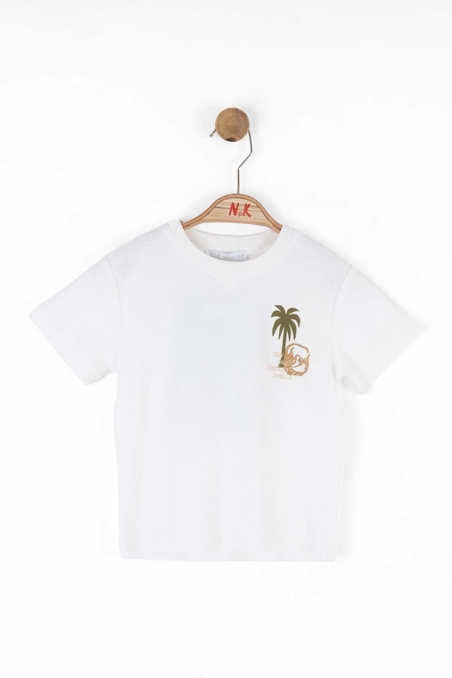 Nk Erkek Bebek Tiny Tshirt 1-4 Yaş Ekru