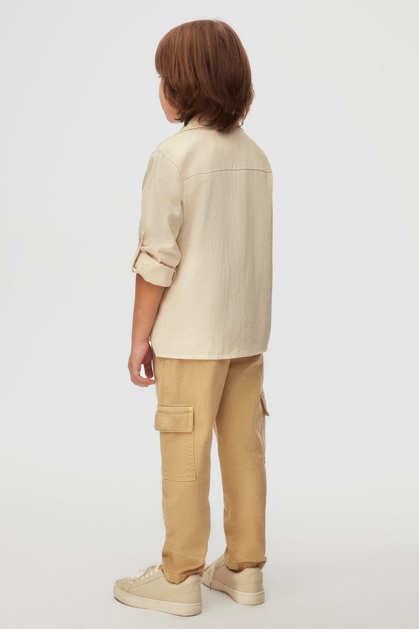 Nk Erkek Çocuk Adventure Gömlek 4-8 Yaş Krem