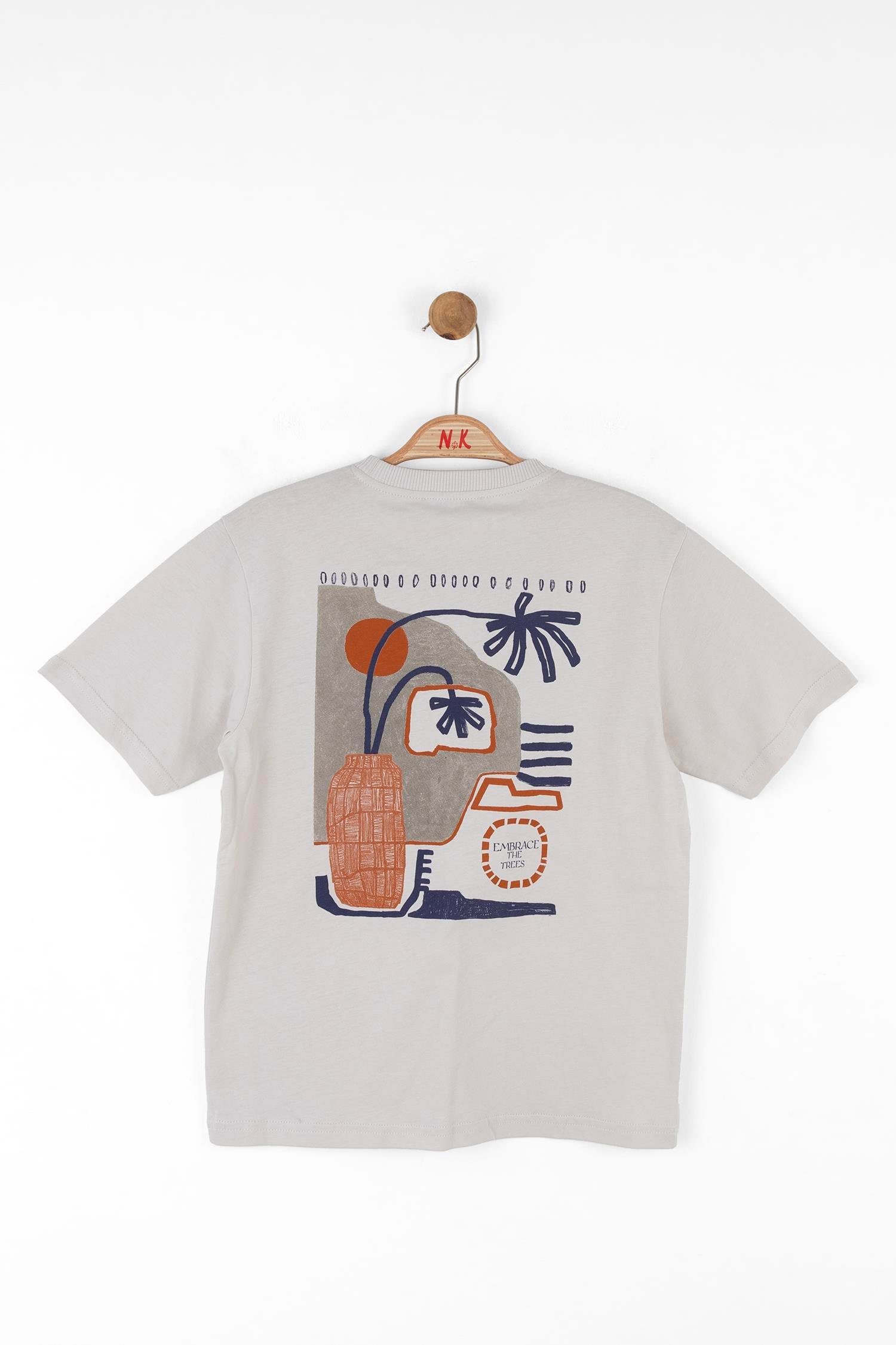 Nk Erkek Çocuk AdventureTshirt 8-14 Yaş Krem