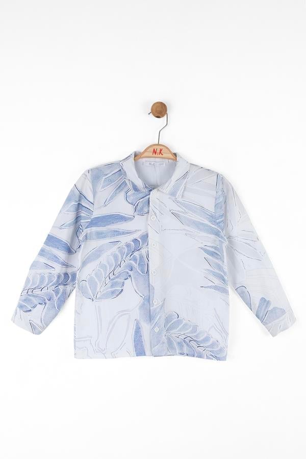 Nk Erkek Çocuk Alaskan Gömlek 4-8 Yaş Mavi