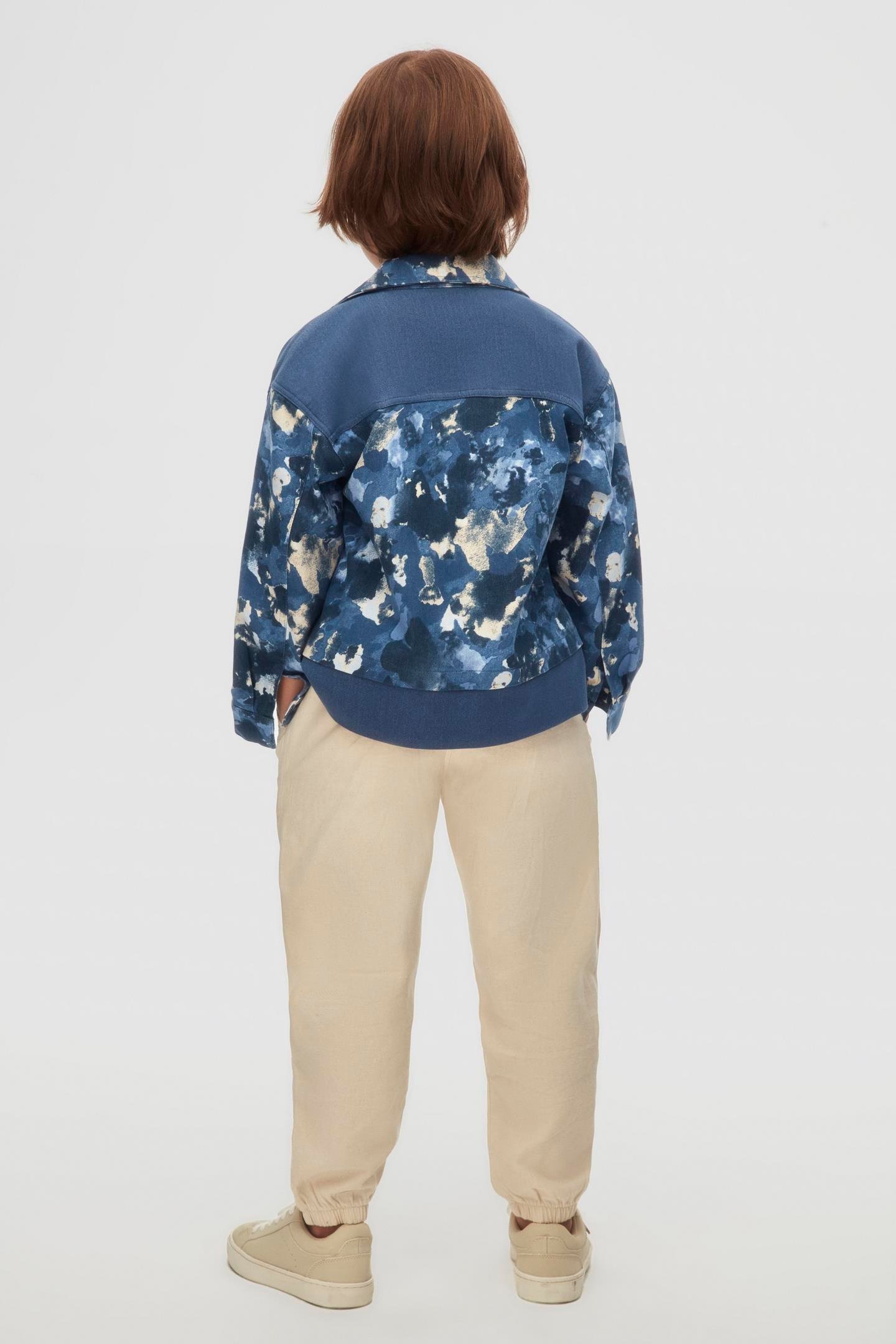 Nk Erkek Çocuk Batik Ceket 4-8 Yaş İndigo