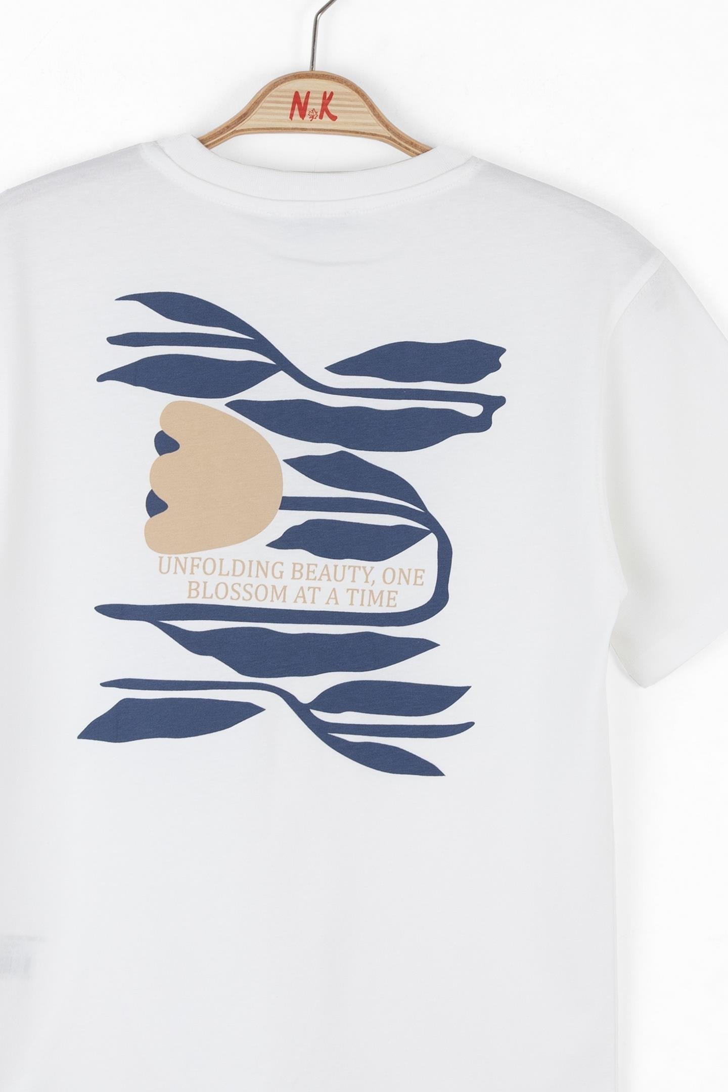 Nk Erkek Çocuk Blossom Time Tshirt 8-14 Yaş Ekru