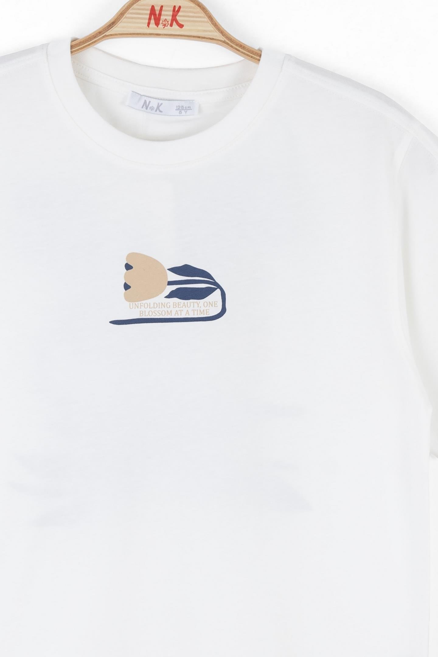 Nk Erkek Çocuk Blossom Time Tshirt 8-14 Yaş Ekru