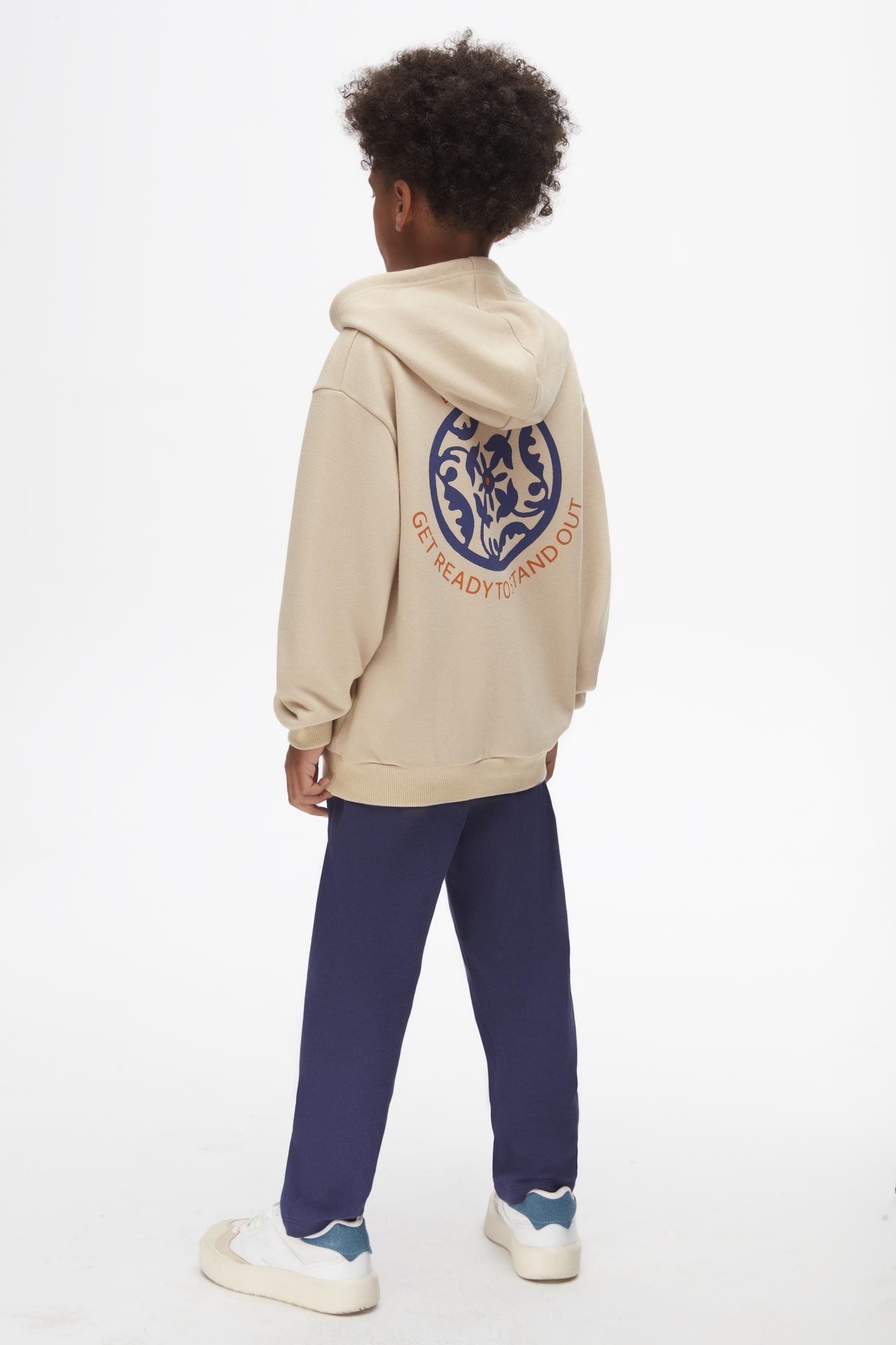 Nk Erkek Çocuk Botanik Sweatshirt 8-14 Yaş VİZON