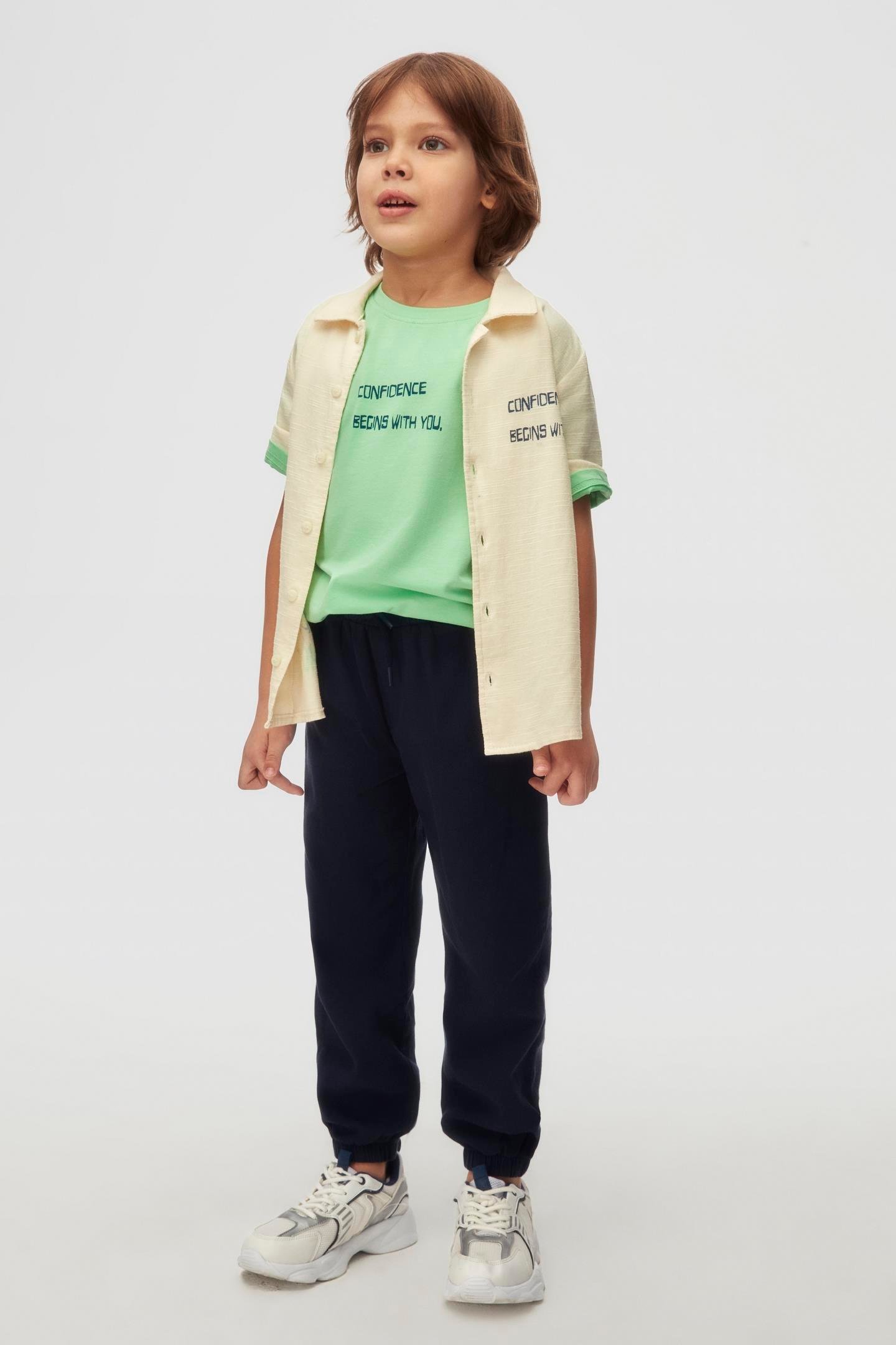 Nk Erkek Çocuk Bristol Gömlek 4-8 Yaş Krem