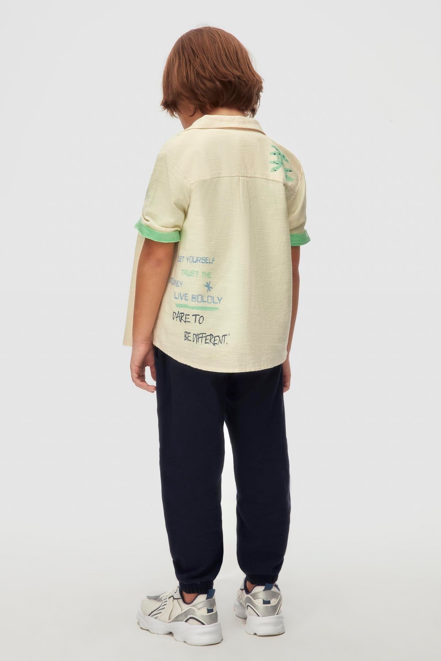 Nk Erkek Çocuk Bristol Gömlek 4-8 Yaş Krem