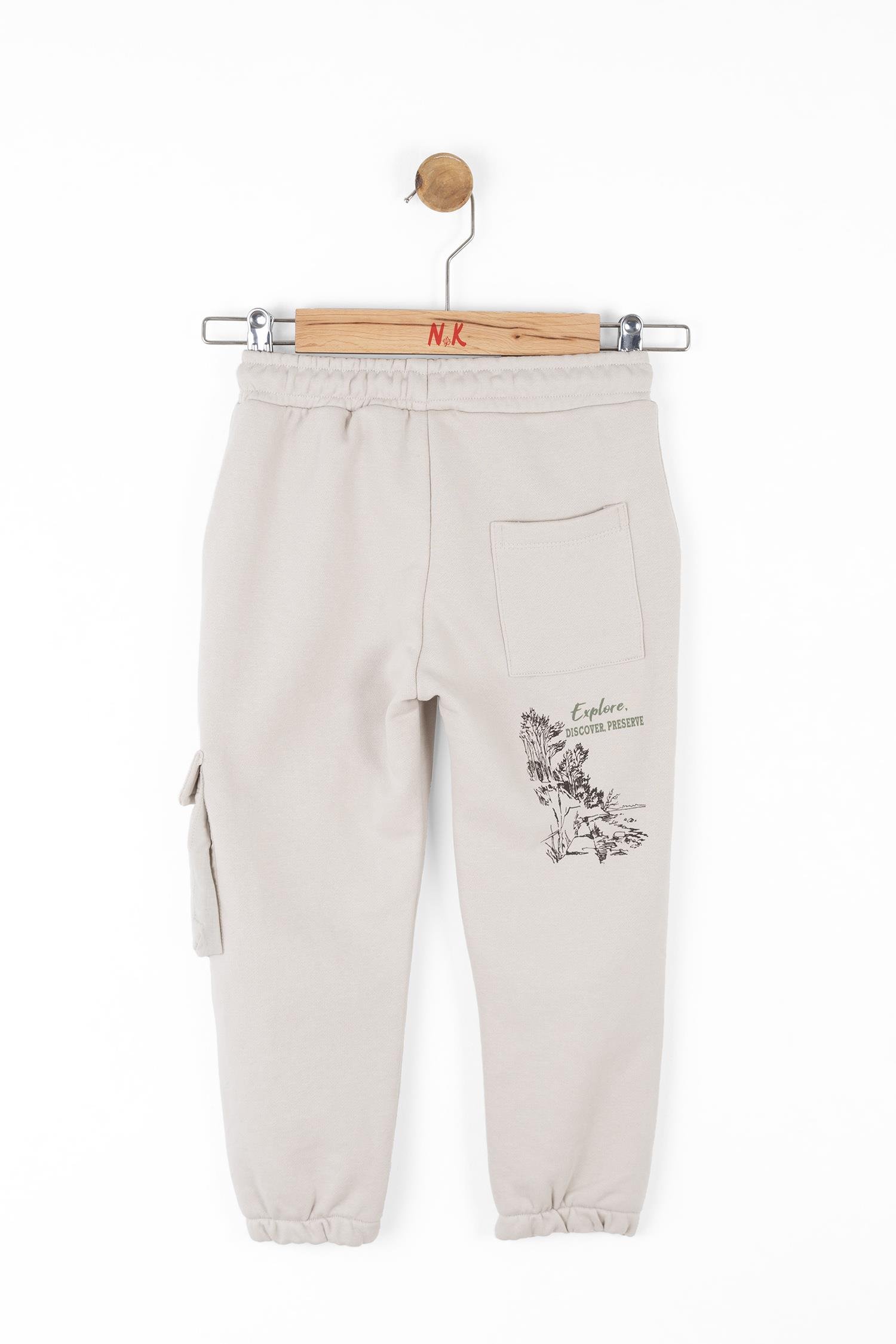 Nk Erkek Çocuk Camp Pantolon 4-8 Yaş KREM