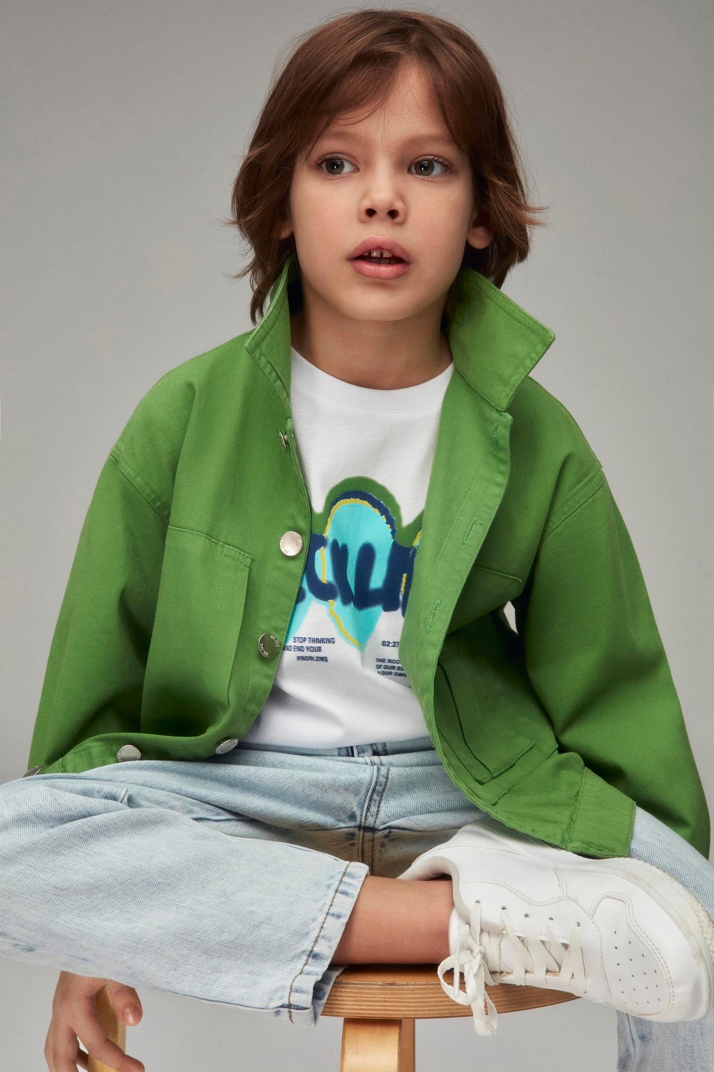 Nk Erkek Çocuk Cause Tshirt 4-8 Yaş Beyaz