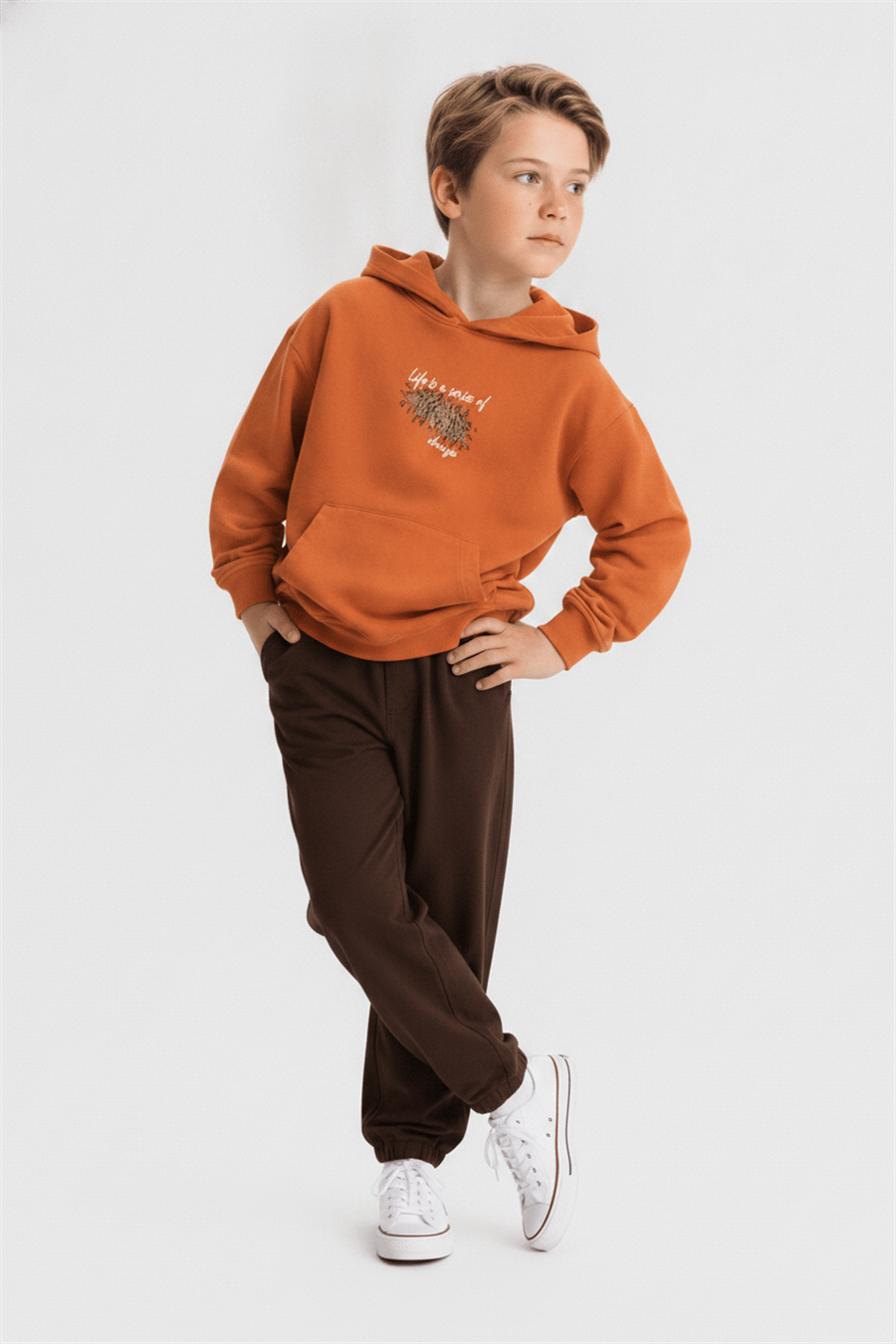 Nk Erkek Çocuk Change Sweat 8-14 Yaş Turuncu