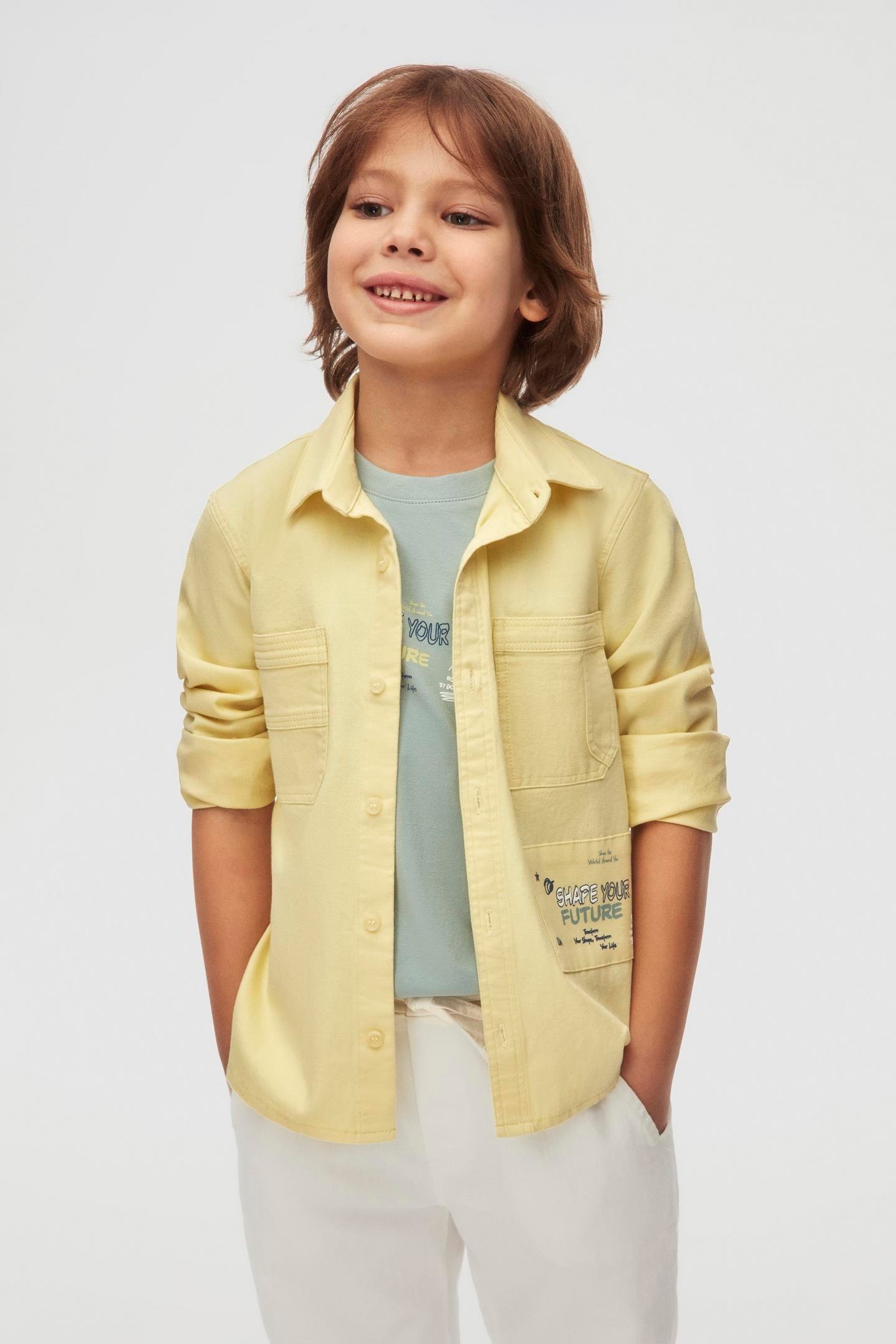 Nk Erkek Çocuk Chester Gömlek 4-8 Yaş Sarı