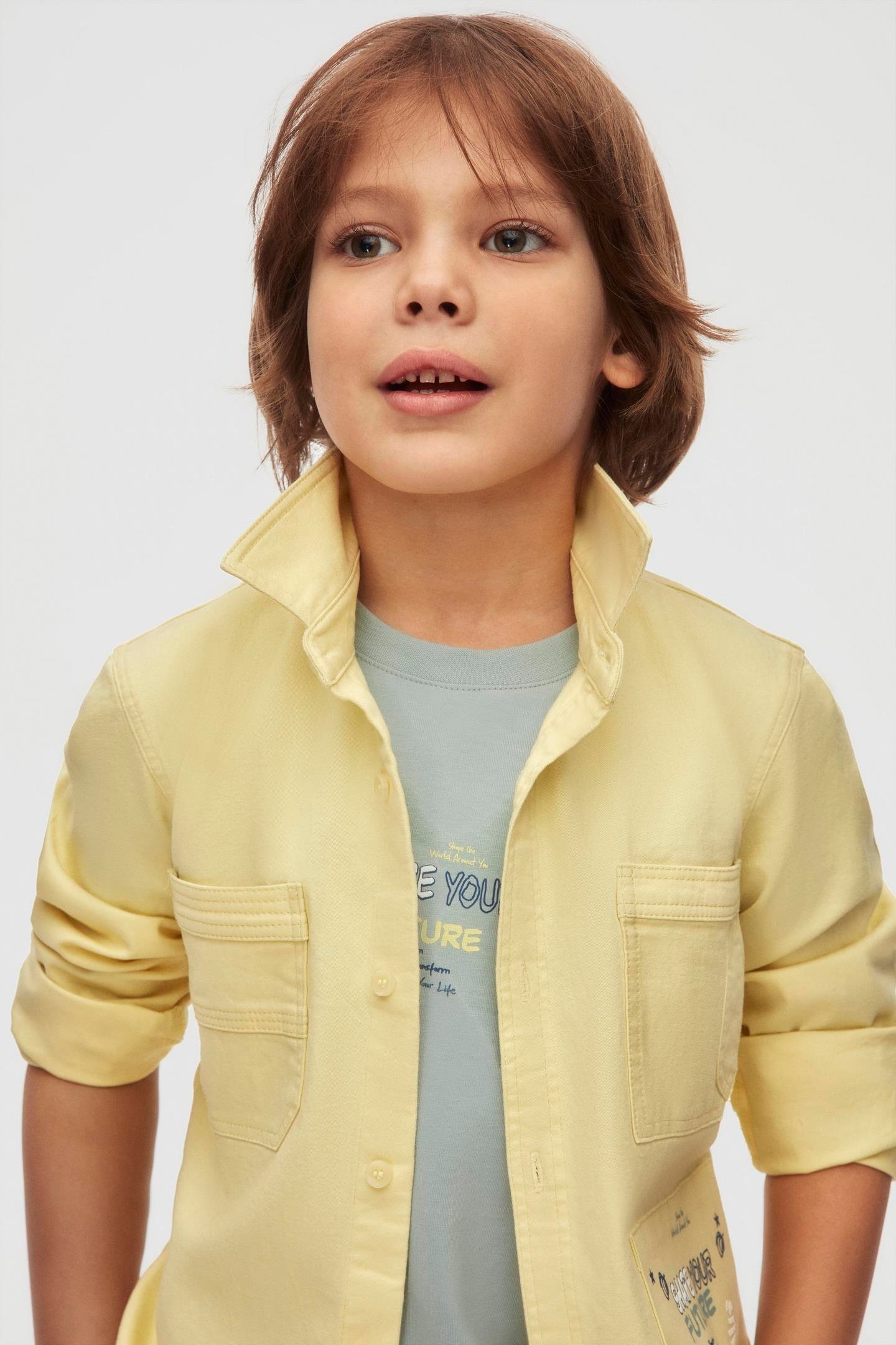 Nk Erkek Çocuk Chester Gömlek 4-8 Yaş Sarı