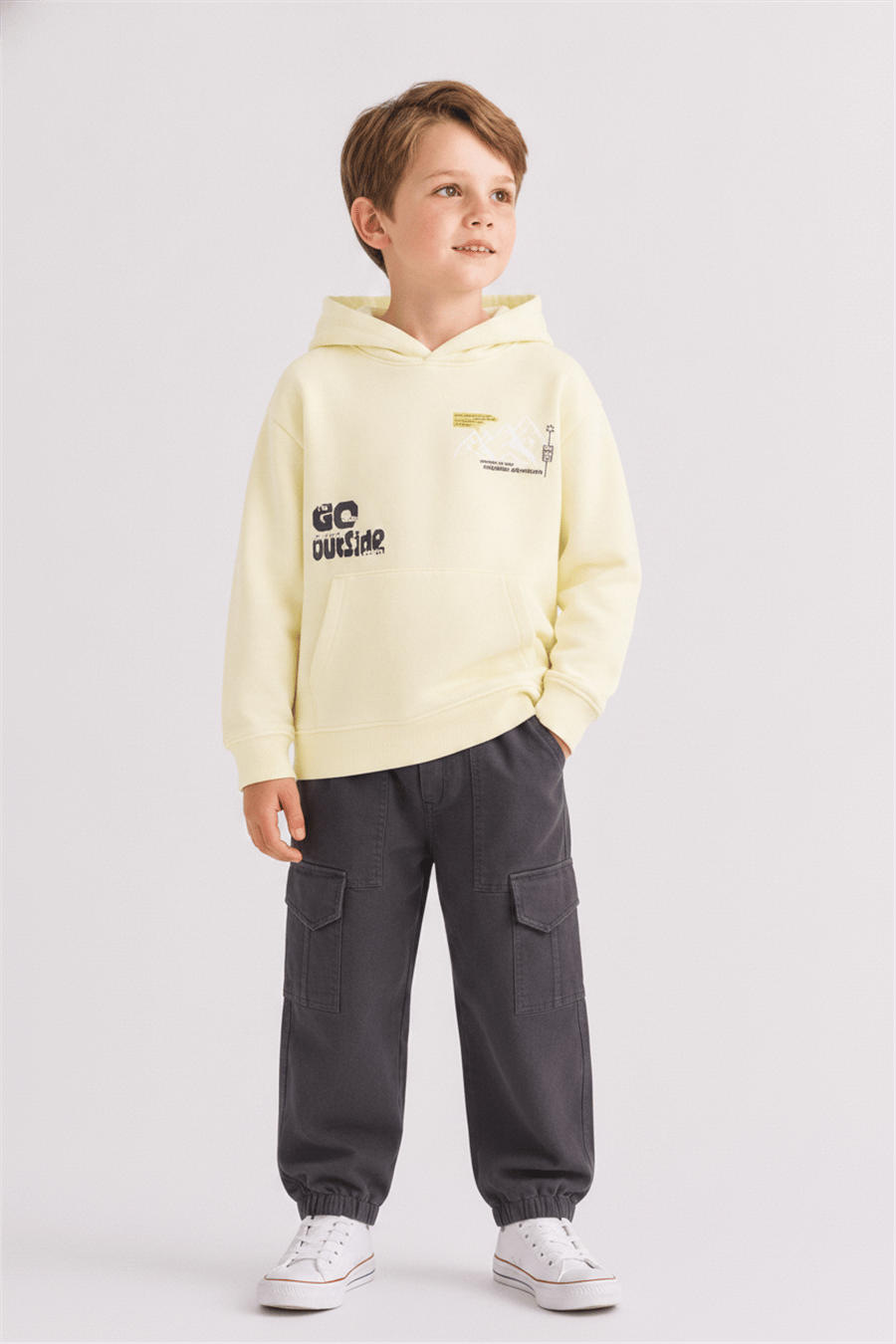 Nk Erkek Çocuk Clımber Sweat 4-8 Yaş Sarı