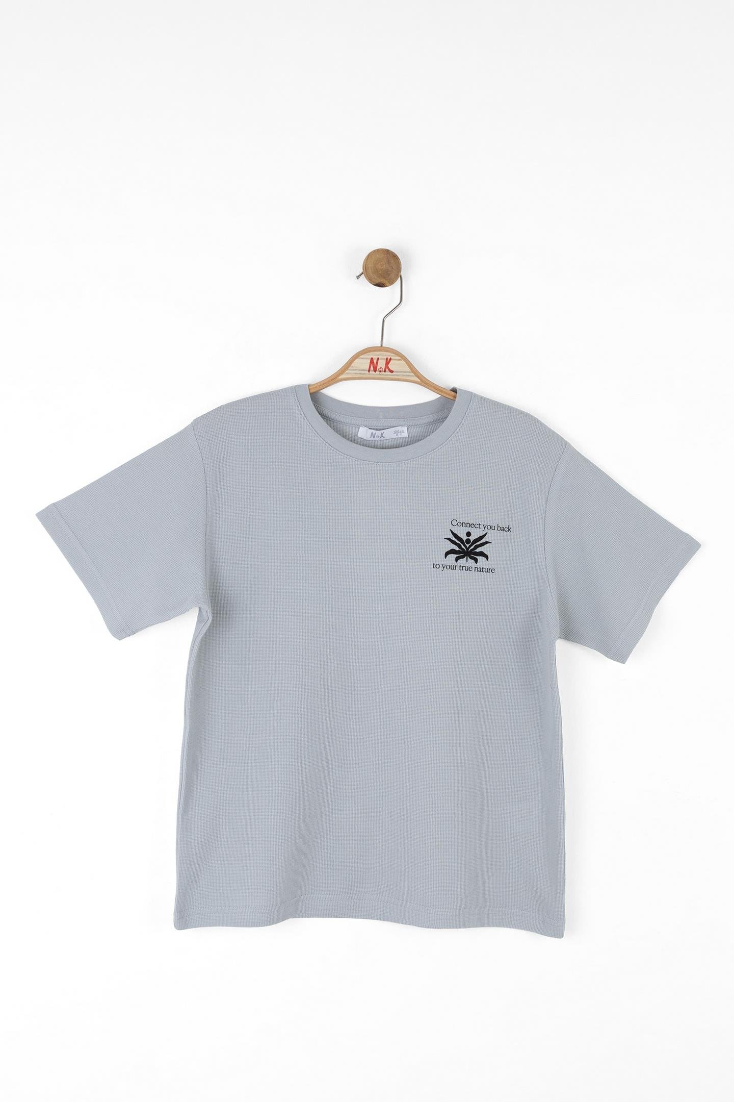 Nk Erkek Çocuk Connect Tshirt 8-14 Yaş Gri