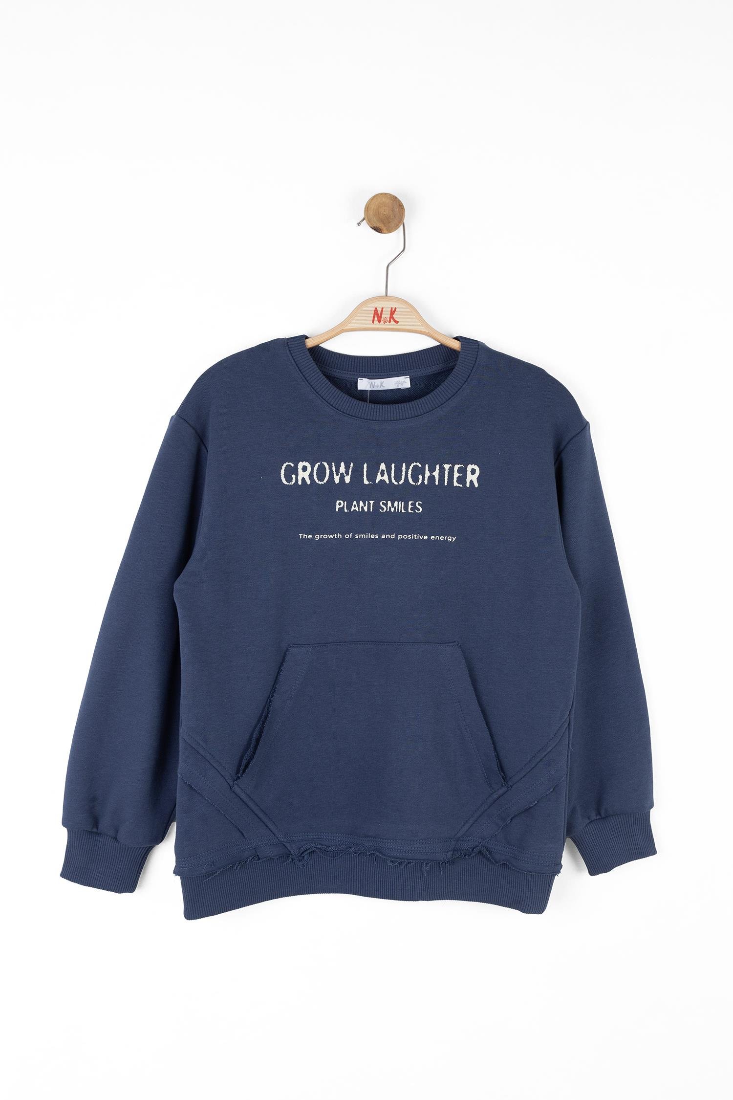 Nk Erkek Çocuk Crow Sweatshirt 8-14 Yaş indigo