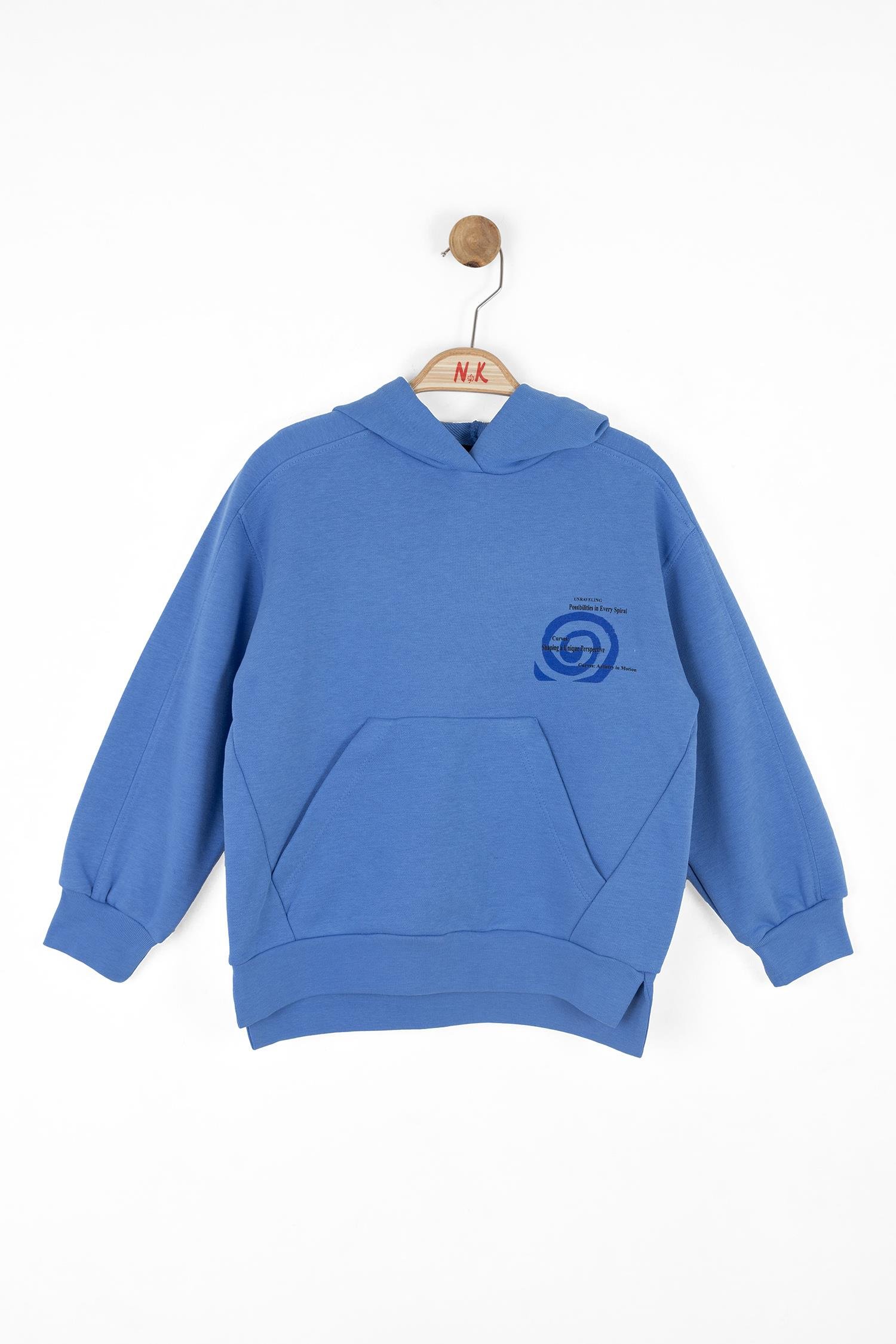 Nk Erkek Çocuk Cure Sweatshirt 4-8 Yaş MAVİ