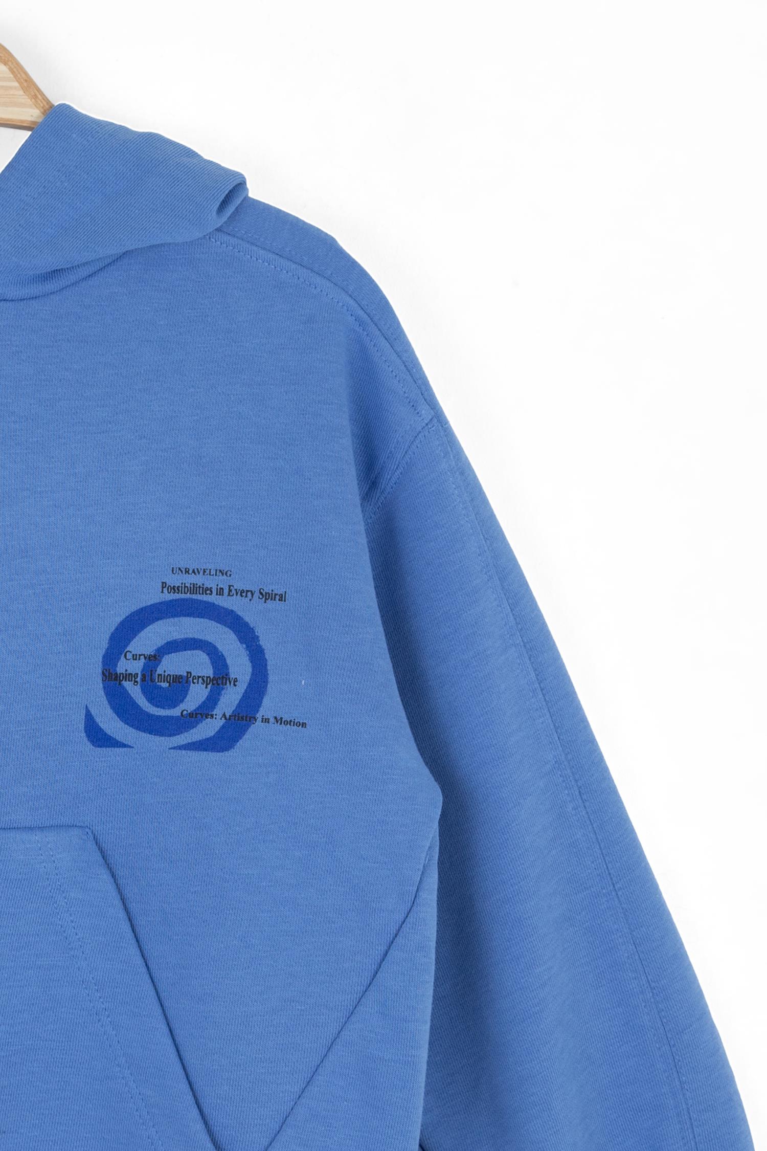 Nk Erkek Çocuk Cure Sweatshirt 4-8 Yaş MAVİ