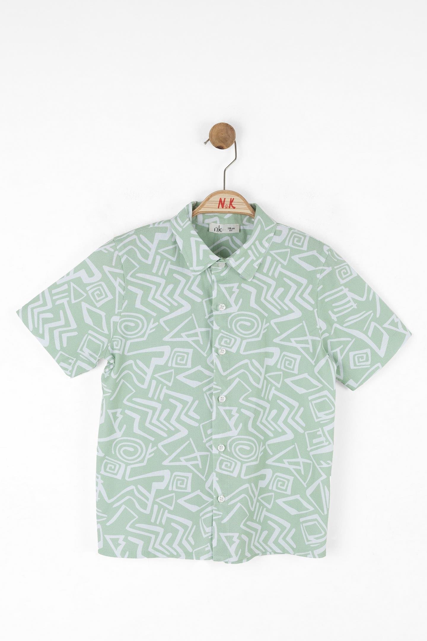 Nk Erkek Çocuk Dawn Gömlek 4-8 Yaş Yeşil