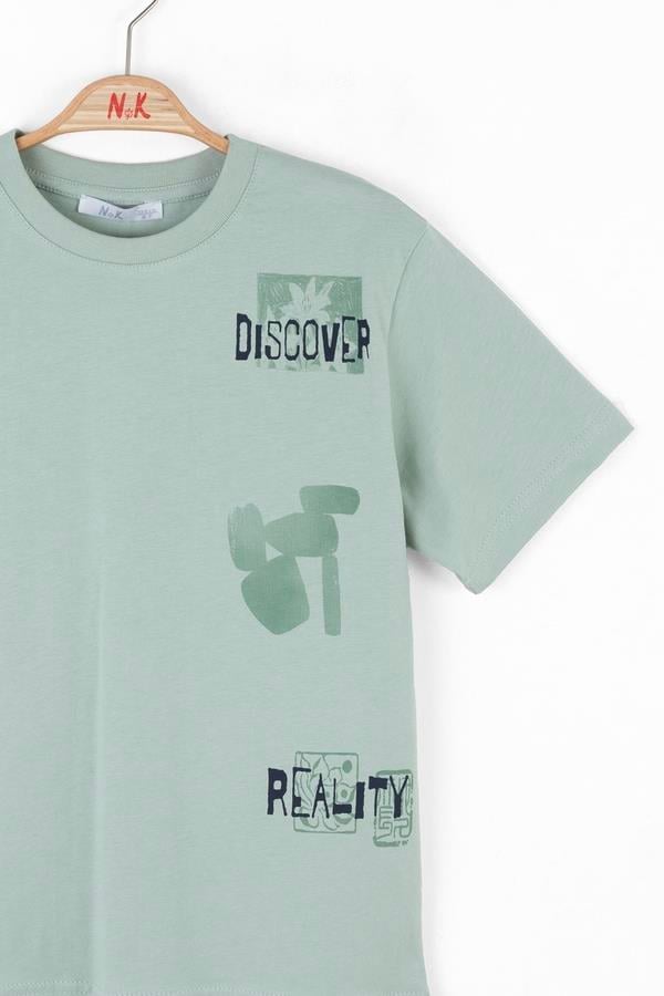Nk Erkek Çocuk Discover Tshirt 8-14 Yaş Yeşil