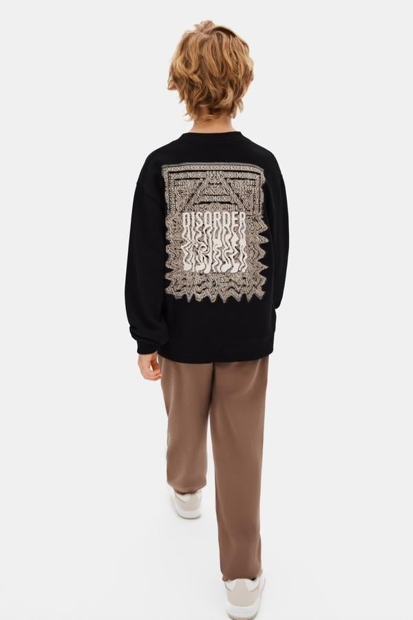 Nk Erkek Çocuk Disorder Sweatshirt 8-14 Yaş Siyah