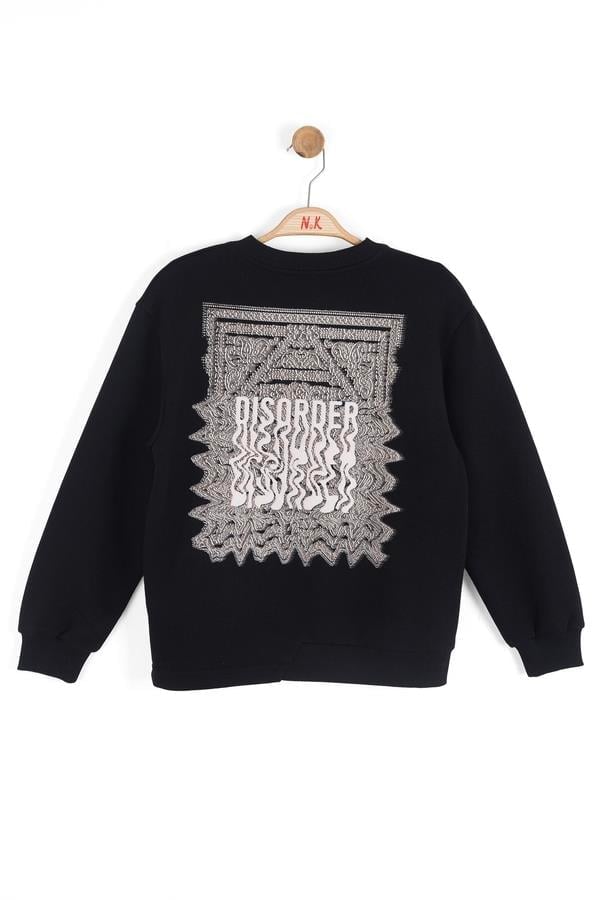 Nk Erkek Çocuk Disorder Sweatshirt 8-14 Yaş Siyah