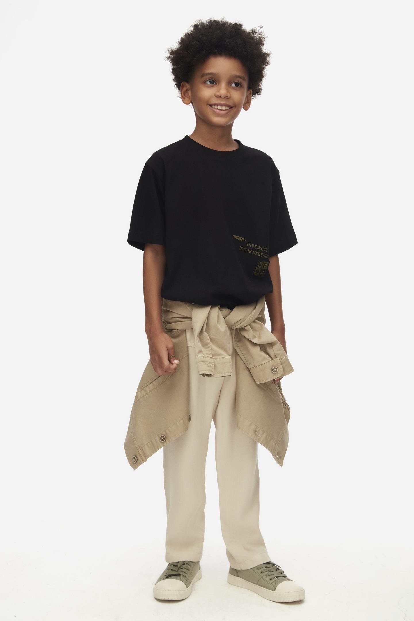 Nk Erkek Çocuk Diversity Tshirt 8-14 Yaş Siyah