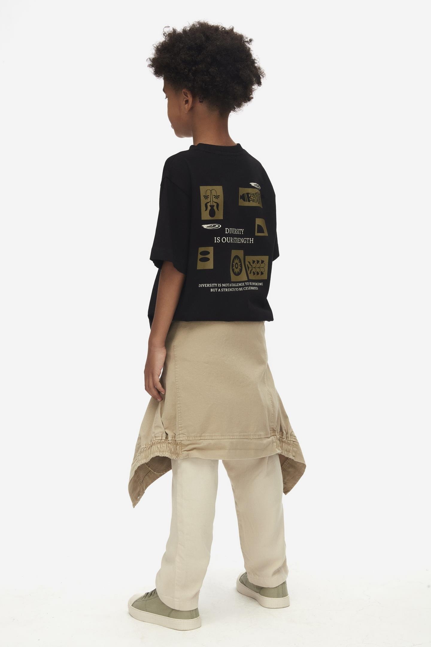 Nk Erkek Çocuk Diversity Tshirt 8-14 Yaş Siyah