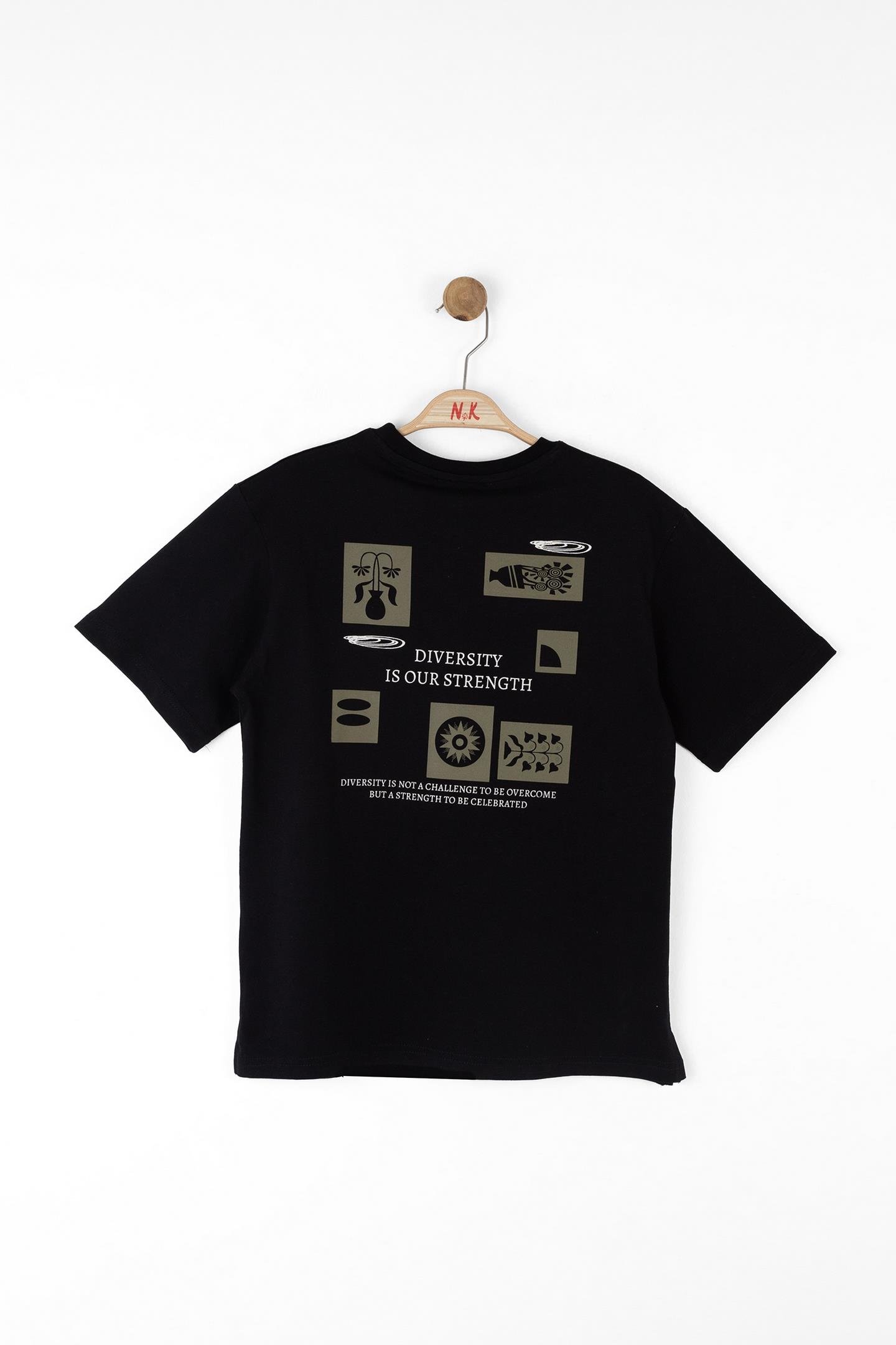 Nk Erkek Çocuk Diversity Tshirt 8-14 Yaş Siyah