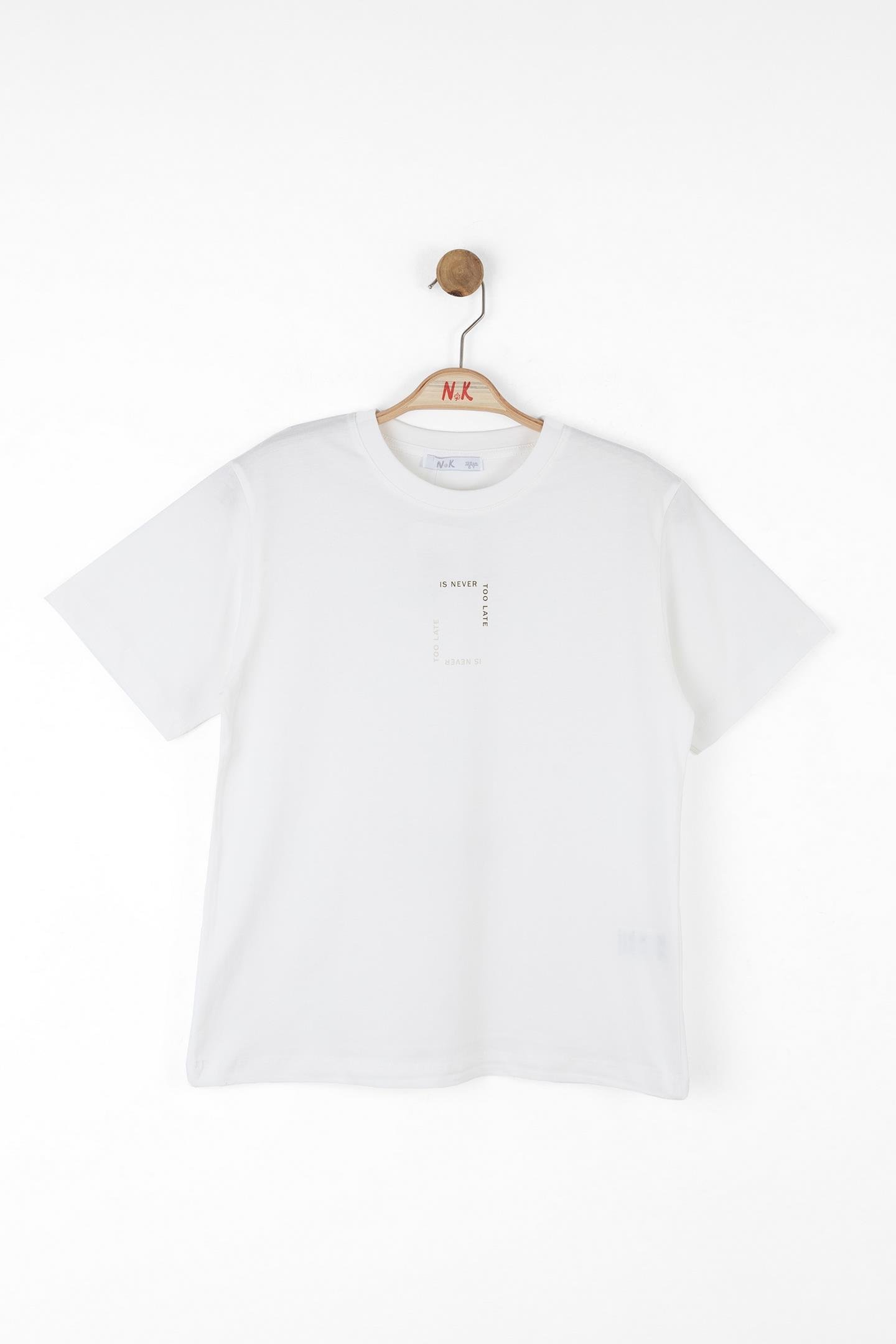 Nk Erkek Çocuk Dreamer Tshirt 8-14 Yaş Ekru