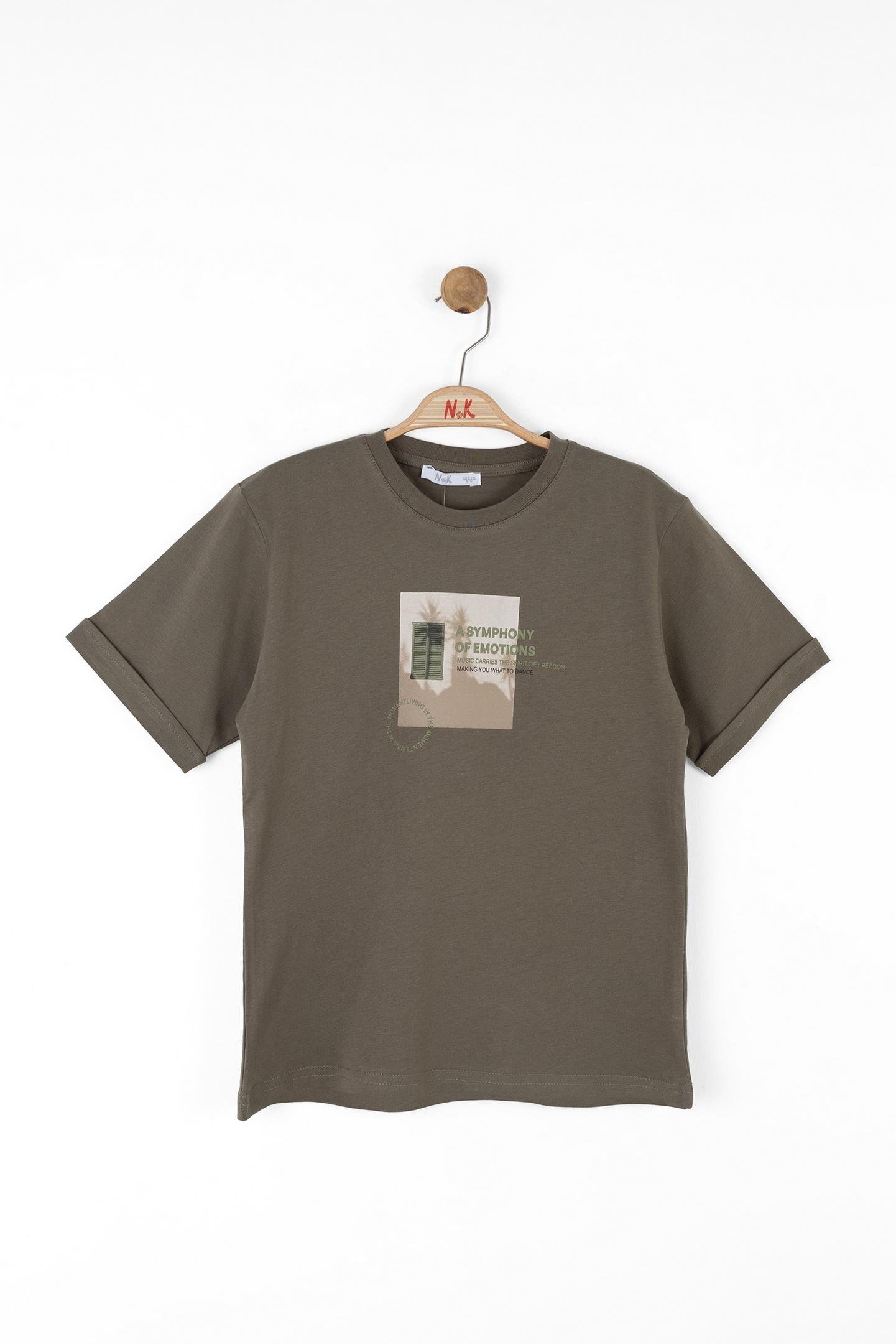 Nk Erkek Çocuk Freedom Tshirt 8-14 Yaş Haki