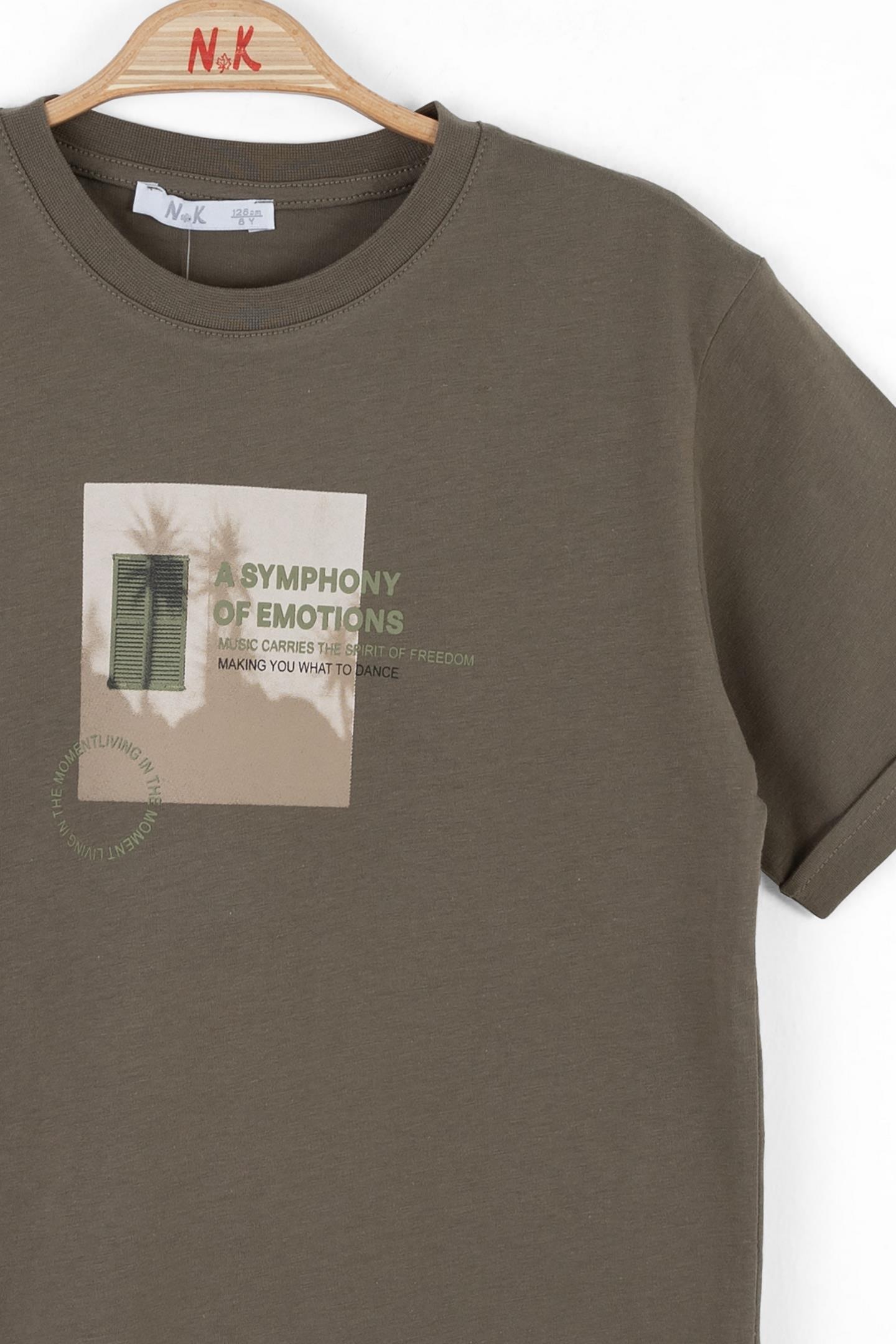 Nk Erkek Çocuk Freedom Tshirt 8-14 Yaş Haki