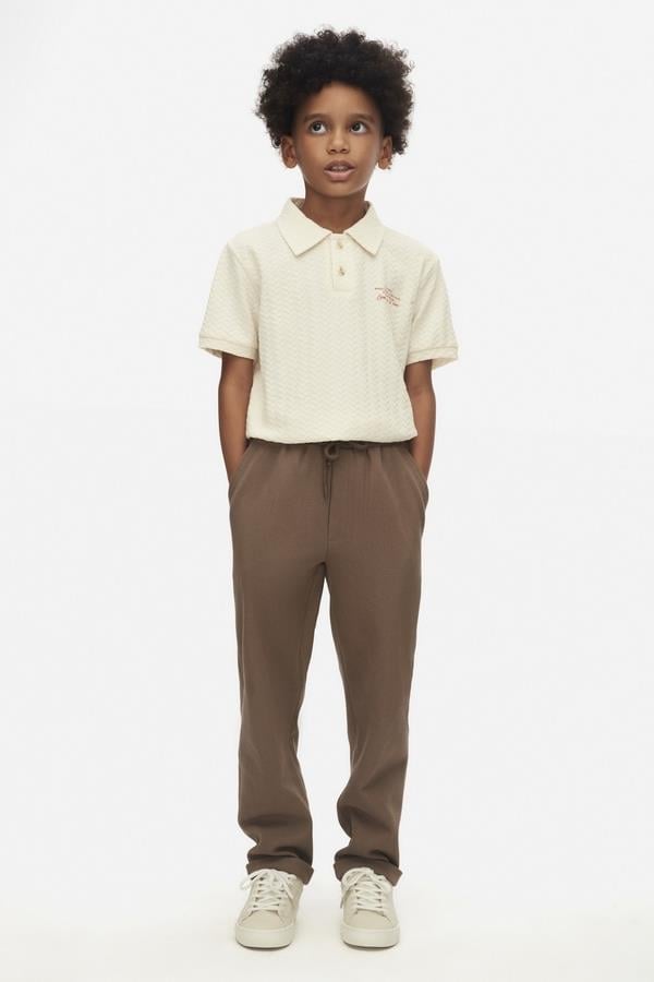 Nk Erkek Çocuk Grow Polo Yaka Tshirt 8-14 Yaş Krem