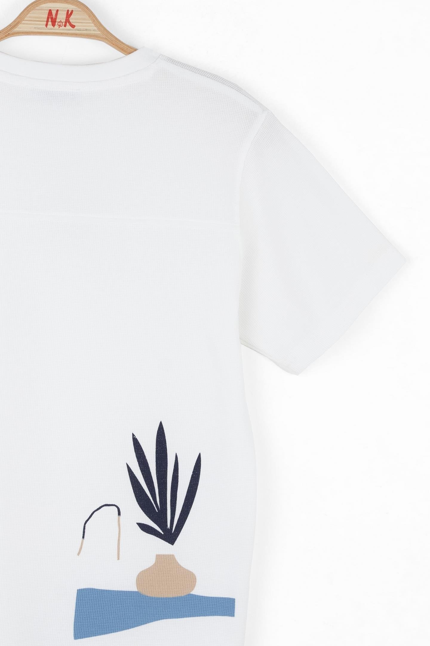 Nk Erkek Çocuk Just Tshirt 8-14 Yaş Ekru