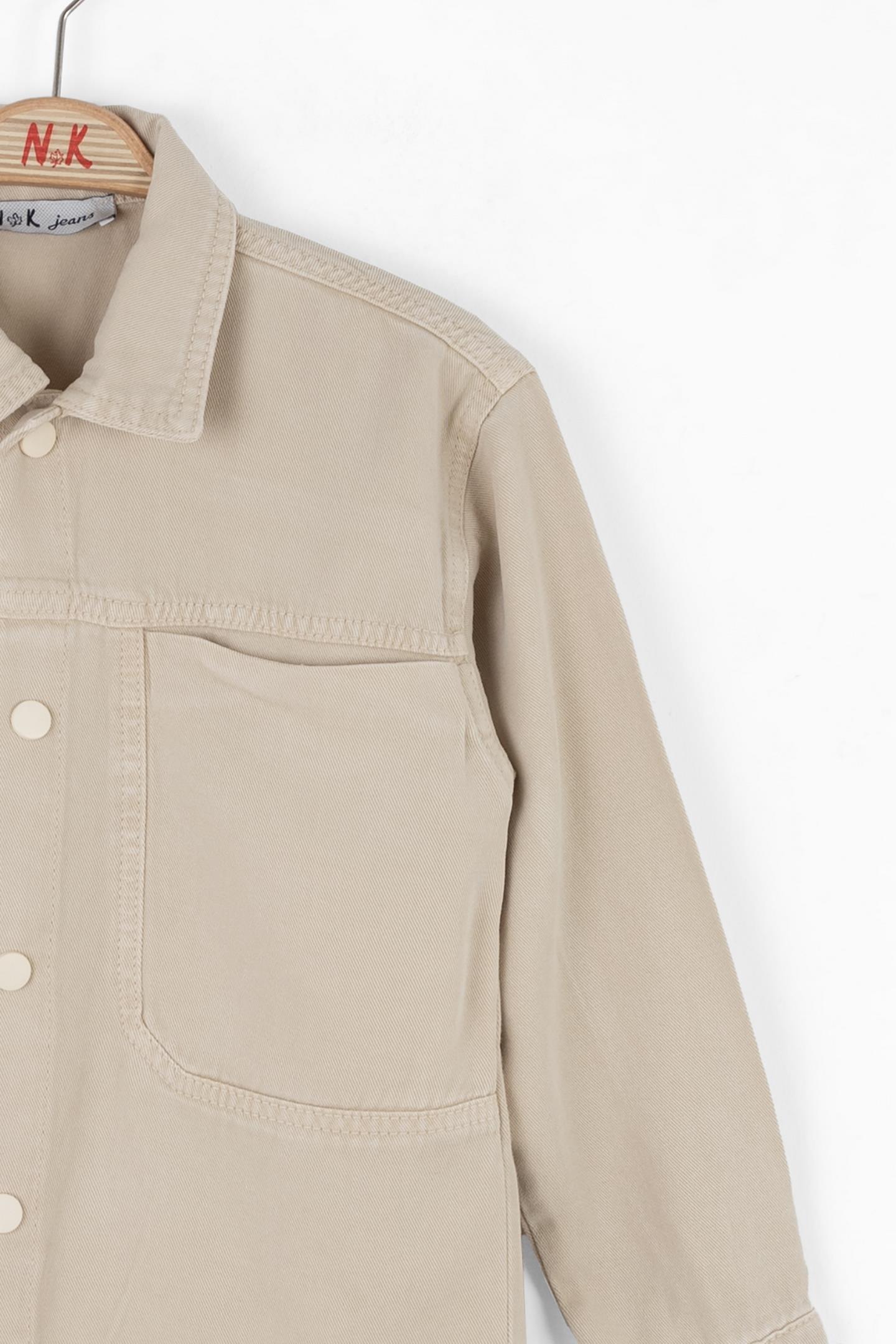 Nk Erkek Çocuk Kanyon Ceket 8-14 Yaş Krem