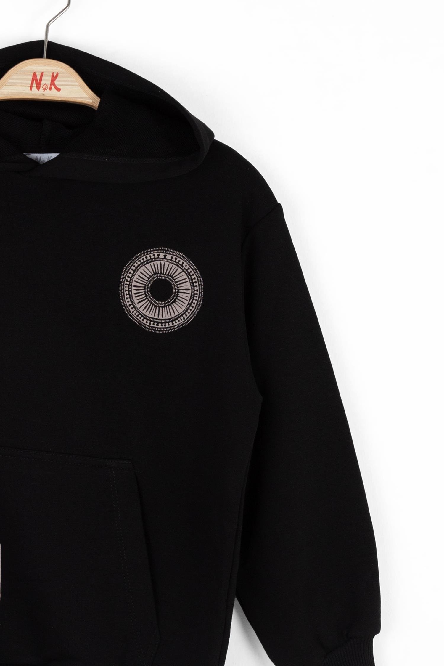 Nk Erkek Çocuk Labirent Sweatshirt 8-14 Yaş SİYAH