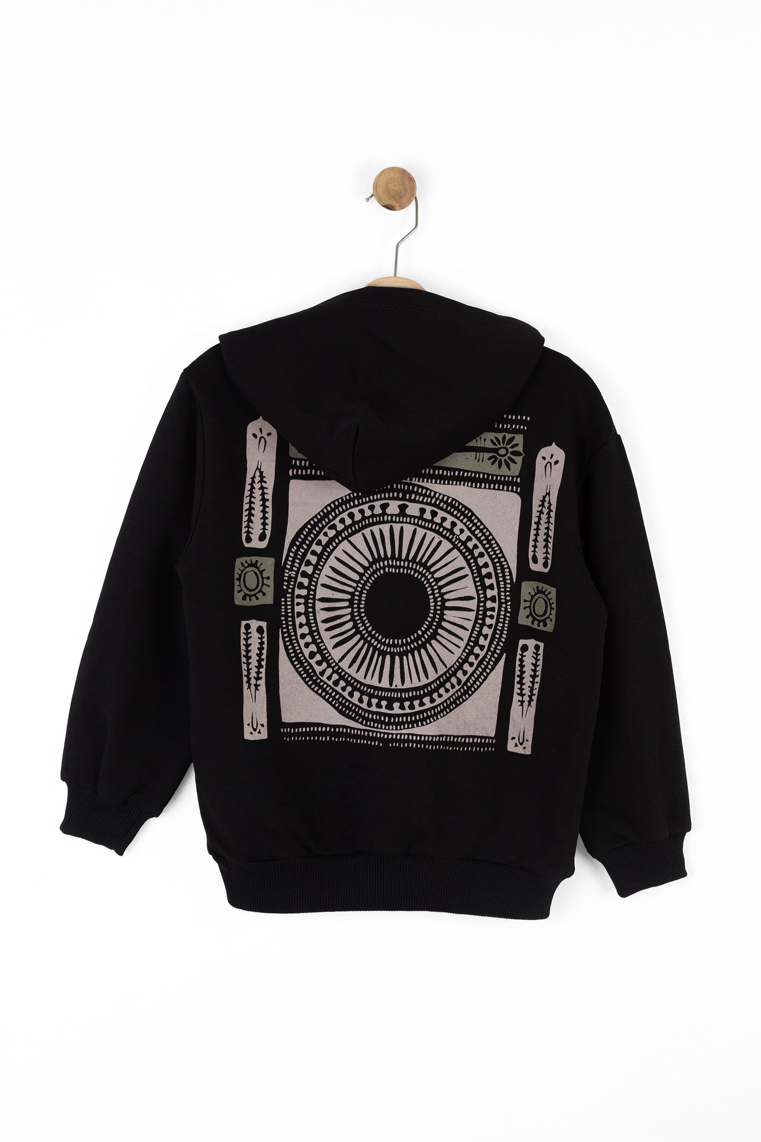 Nk Erkek Çocuk Labirent Sweatshirt 8-14 Yaş SİYAH