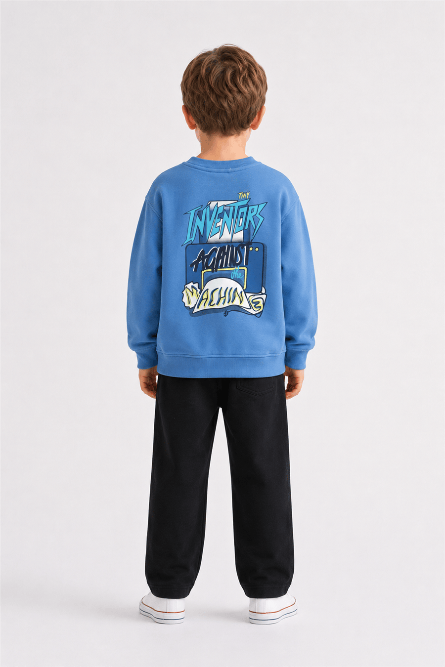 Nk Erkek Çocuk Machın Sweat 4-8 Yaş Mavi