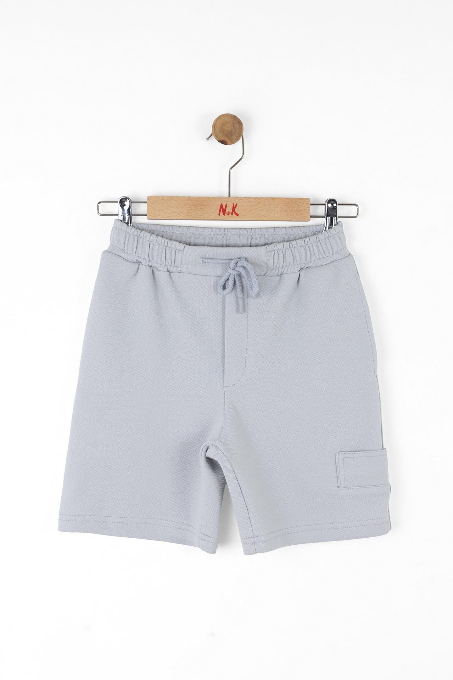 Nk Erkek Çocuk Macron Şort 8-14 Yaş Gri