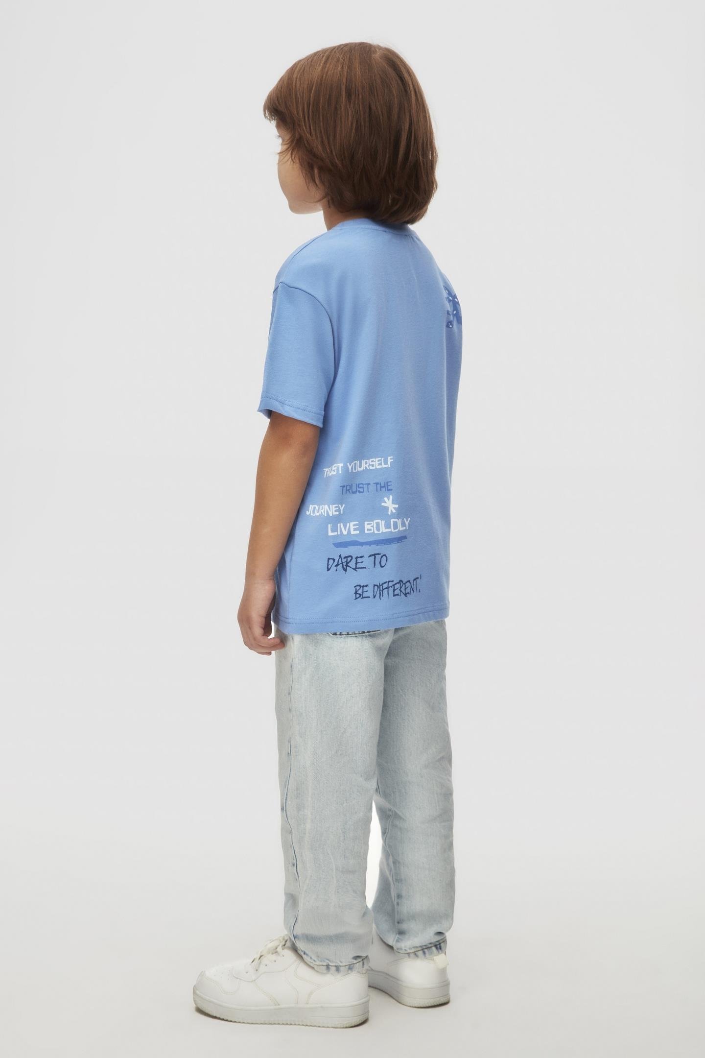 Nk Erkek Çocuk Mare Tshirt 4-8 Yaş Mavi