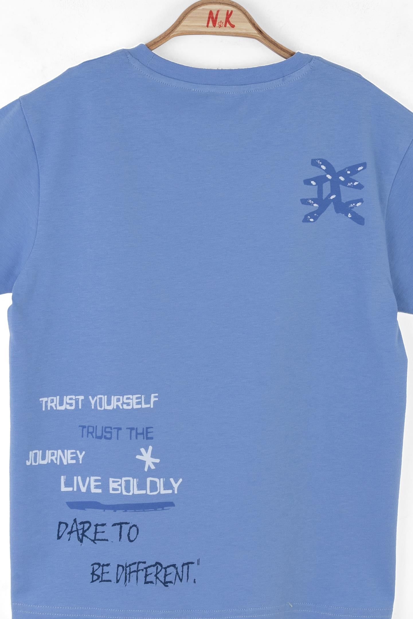 Nk Erkek Çocuk Mare Tshirt 4-8 Yaş Mavi