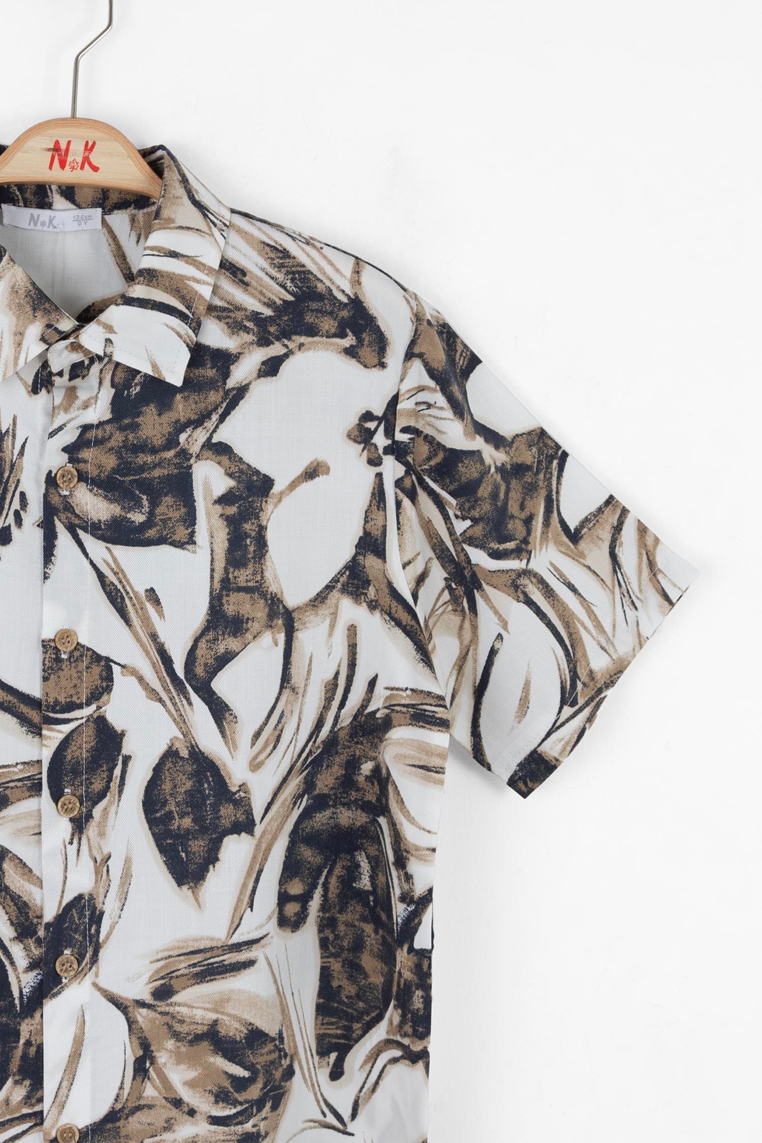 Nk Erkek Çocuk Nutria Gömlek 8-14 Yaş Camel