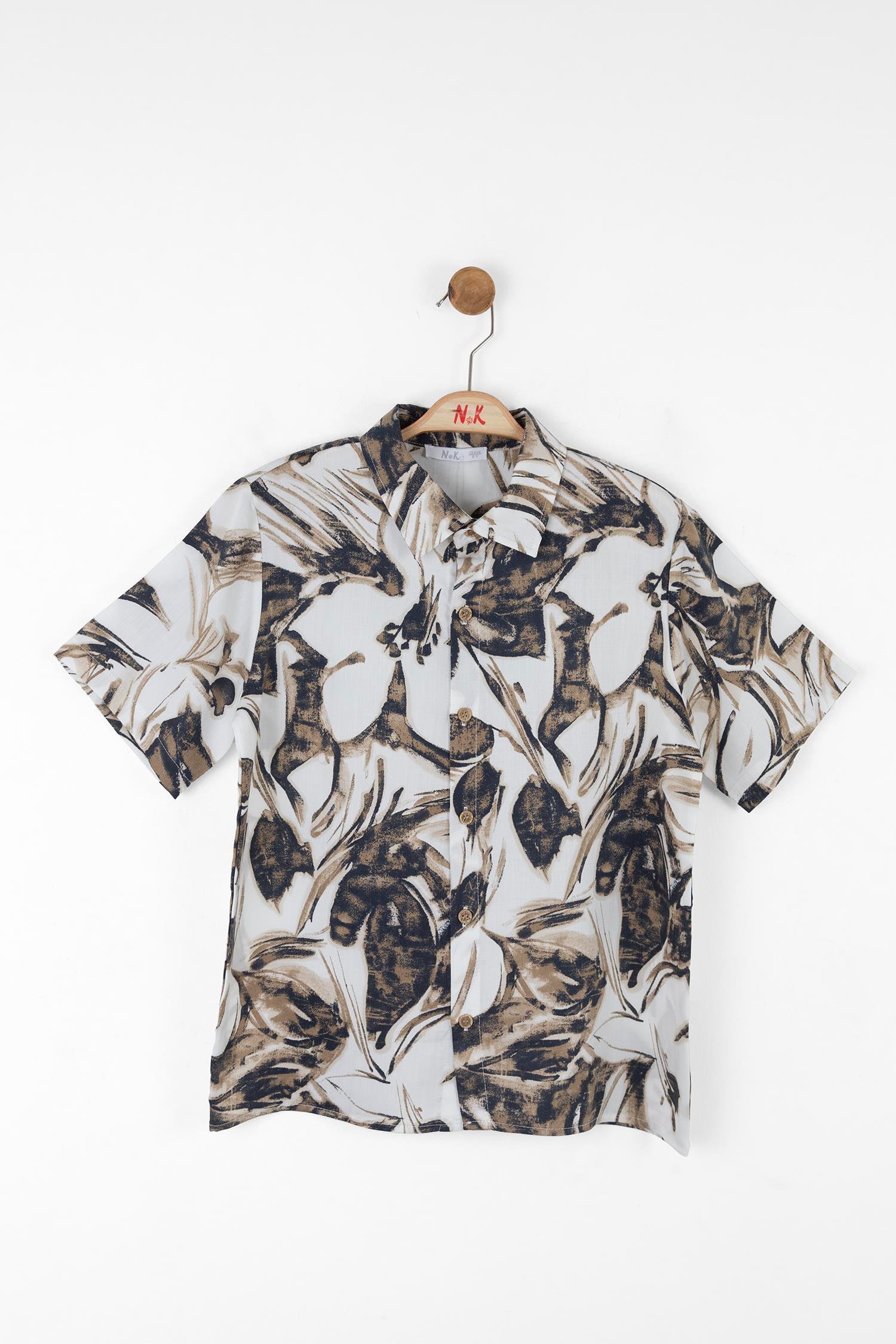 Nk Erkek Çocuk Nutria Gömlek 8-14 Yaş Camel