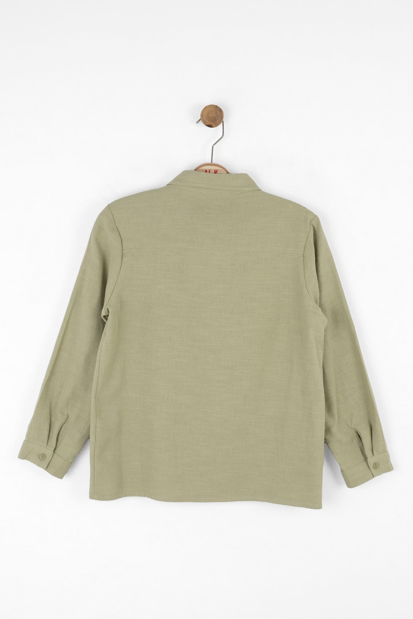 Nk Erkek Çocuk Olivet Gömlek 8-14 Yaş Yeşil