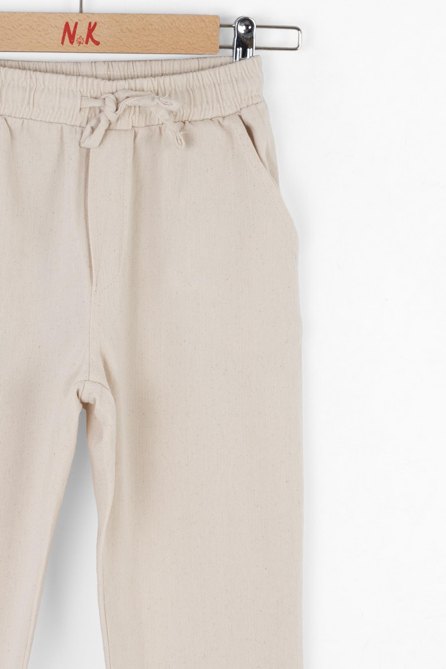 Nk Erkek Çocuk Pekin Pantolon 4-8 Yaş Krem