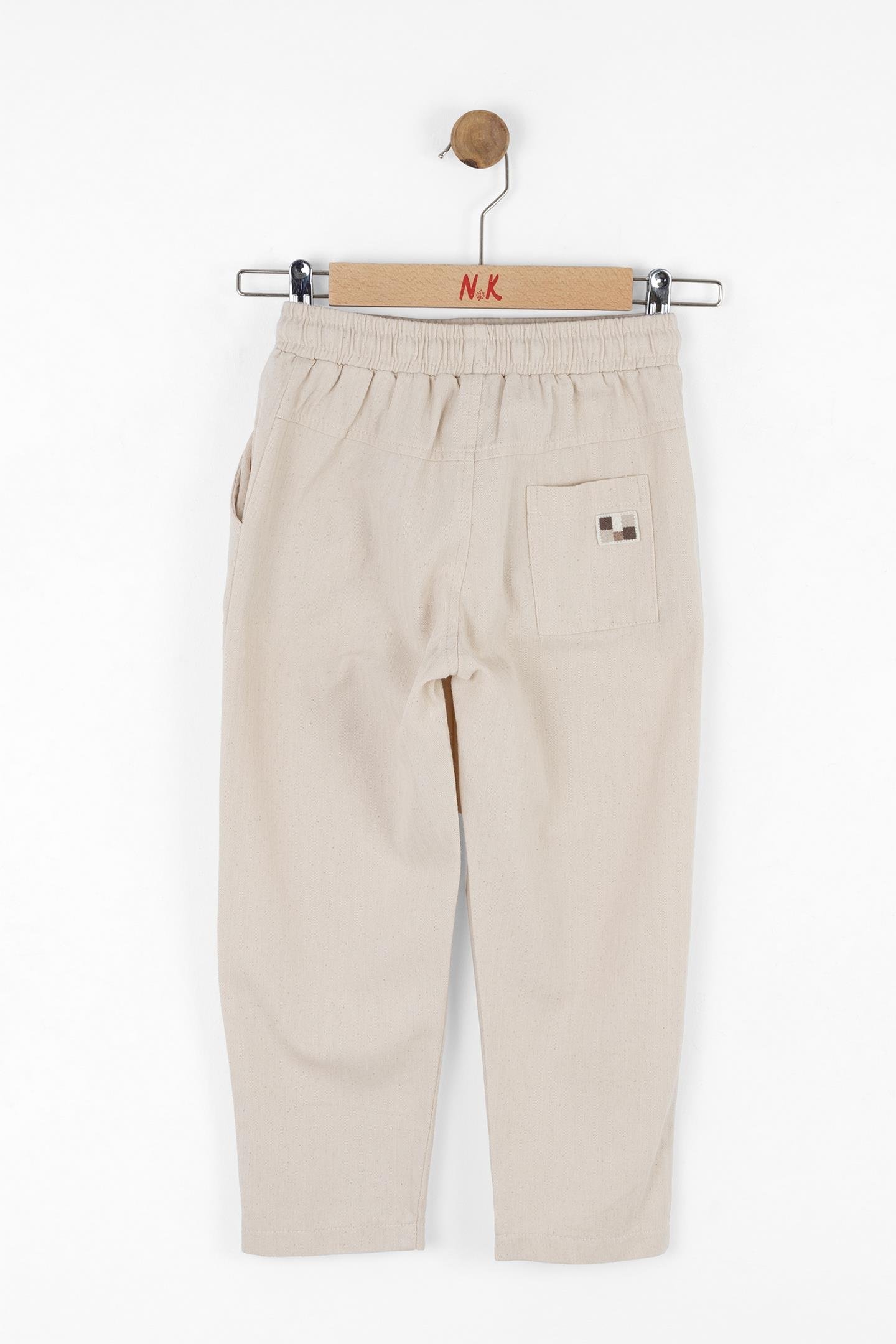 Nk Erkek Çocuk Pekin Pantolon 4-8 Yaş Krem